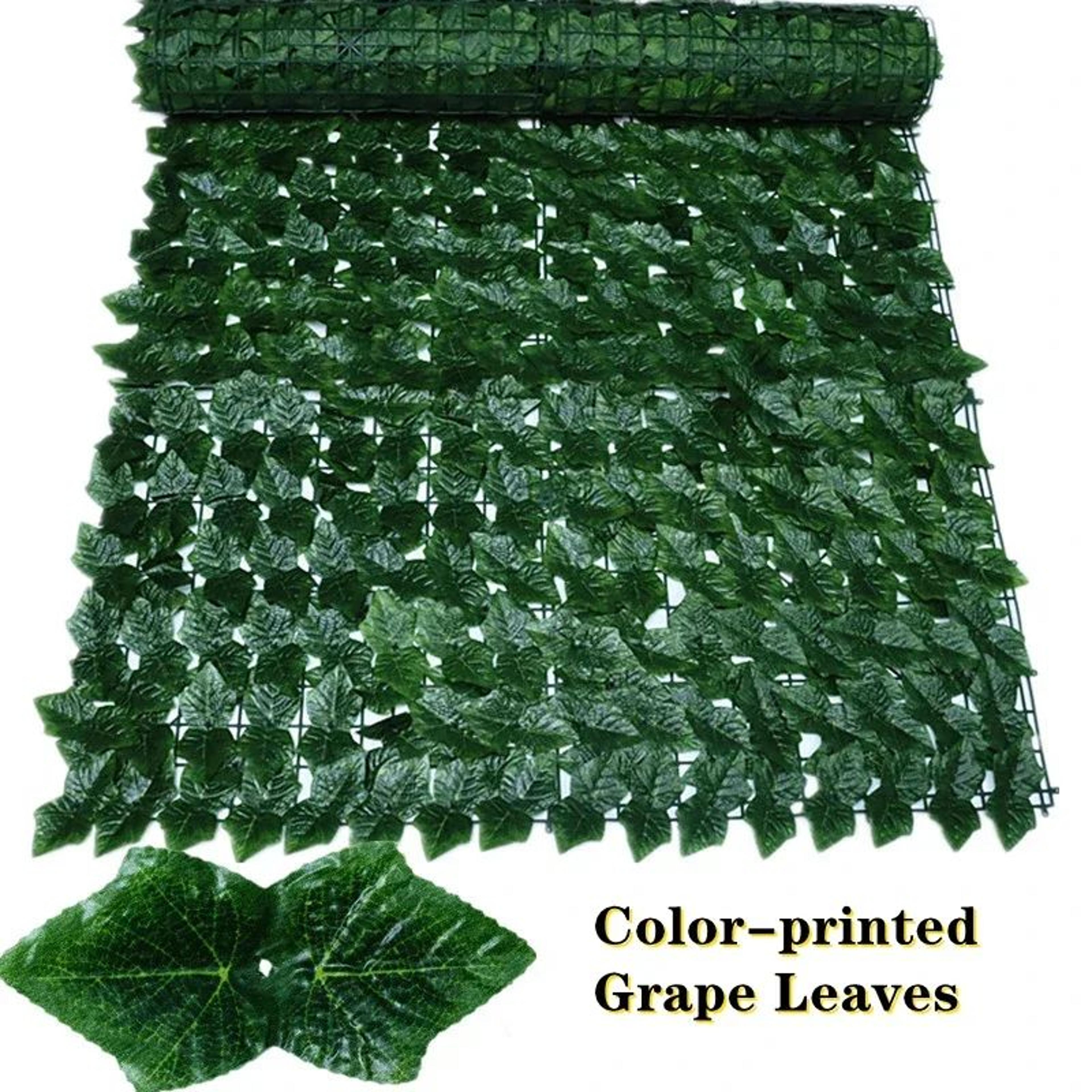 Evergreen Faux Ivy Privacy Screen Artificial Leaf Fence For Balcony And Backyard 11