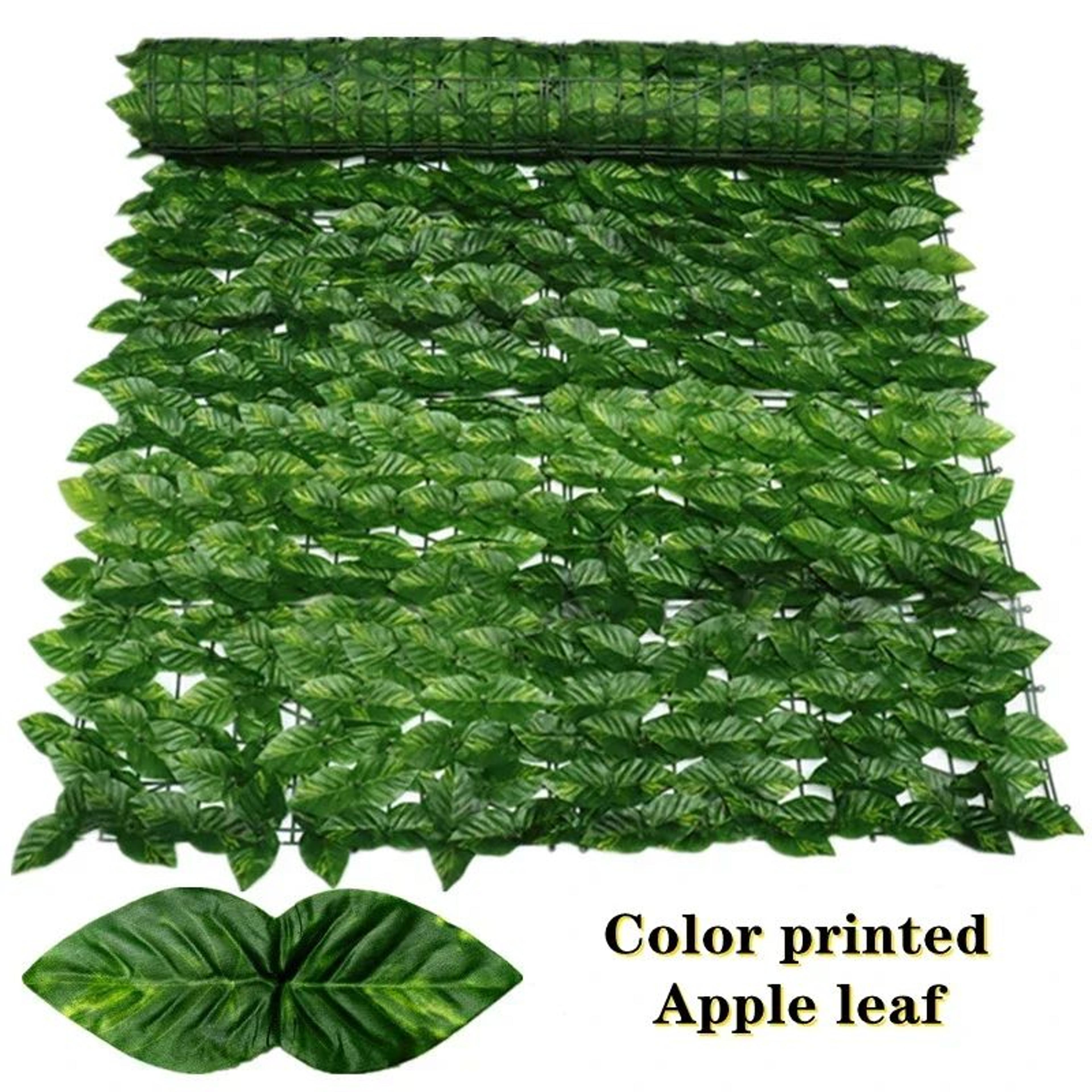 Evergreen Faux Ivy Privacy Screen Artificial Leaf Fence For Balcony And Backyard 6