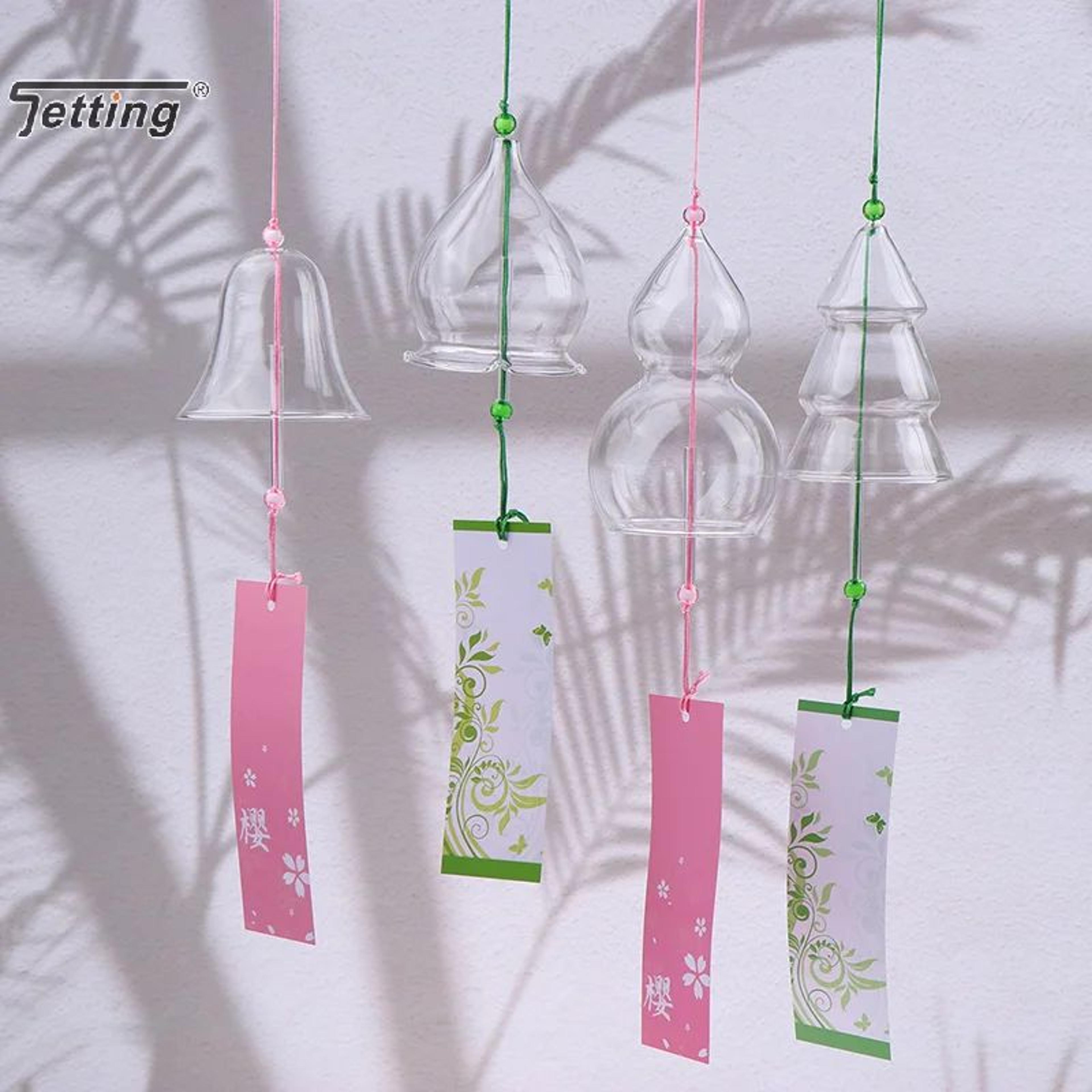 Japanese Glass Wind Chime Window Hanging Decor For Garden And Home 4