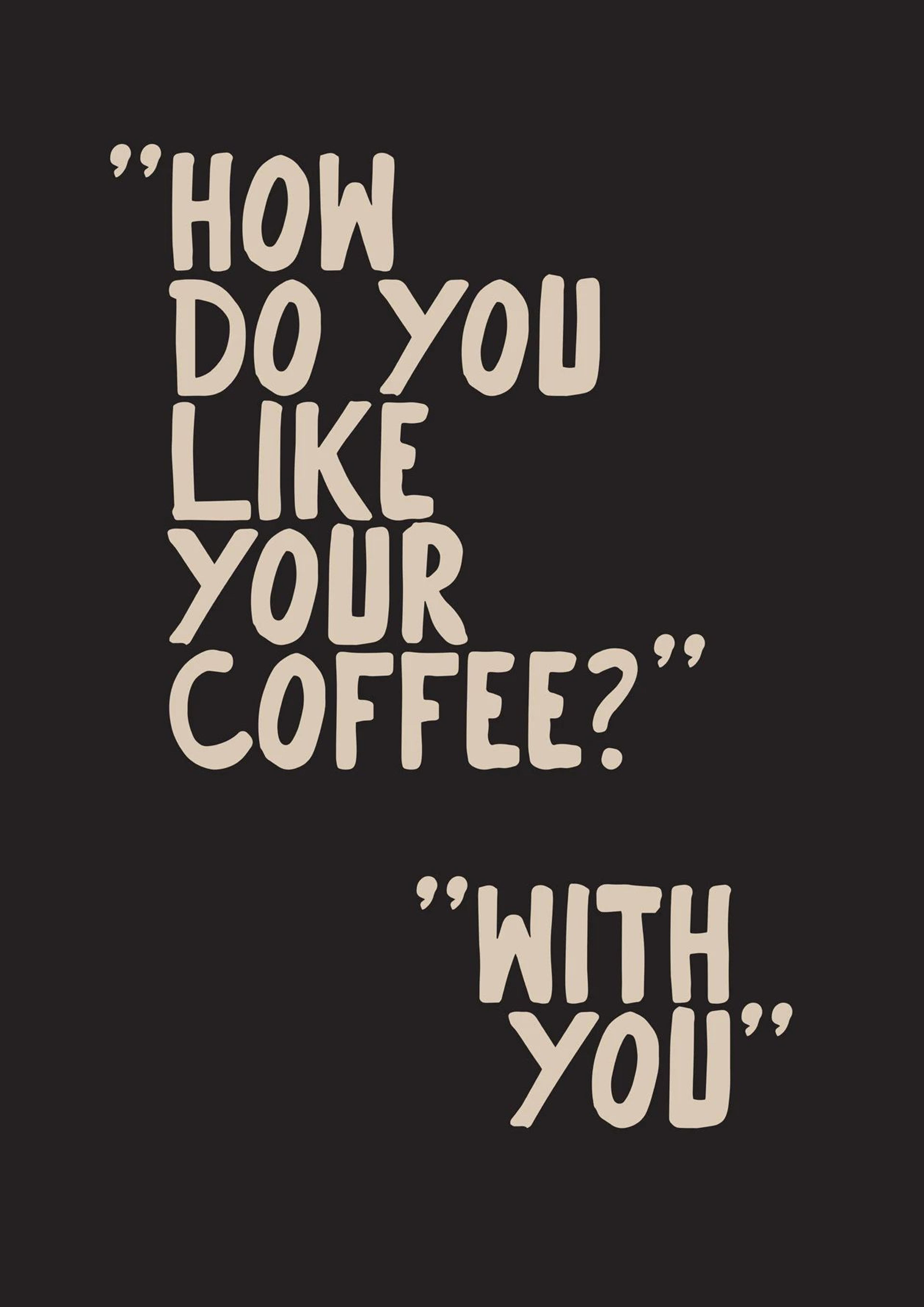 Minimalist Skeleton Coffee Wall Art Canvas  Modern Coffee Lover Decor 10
