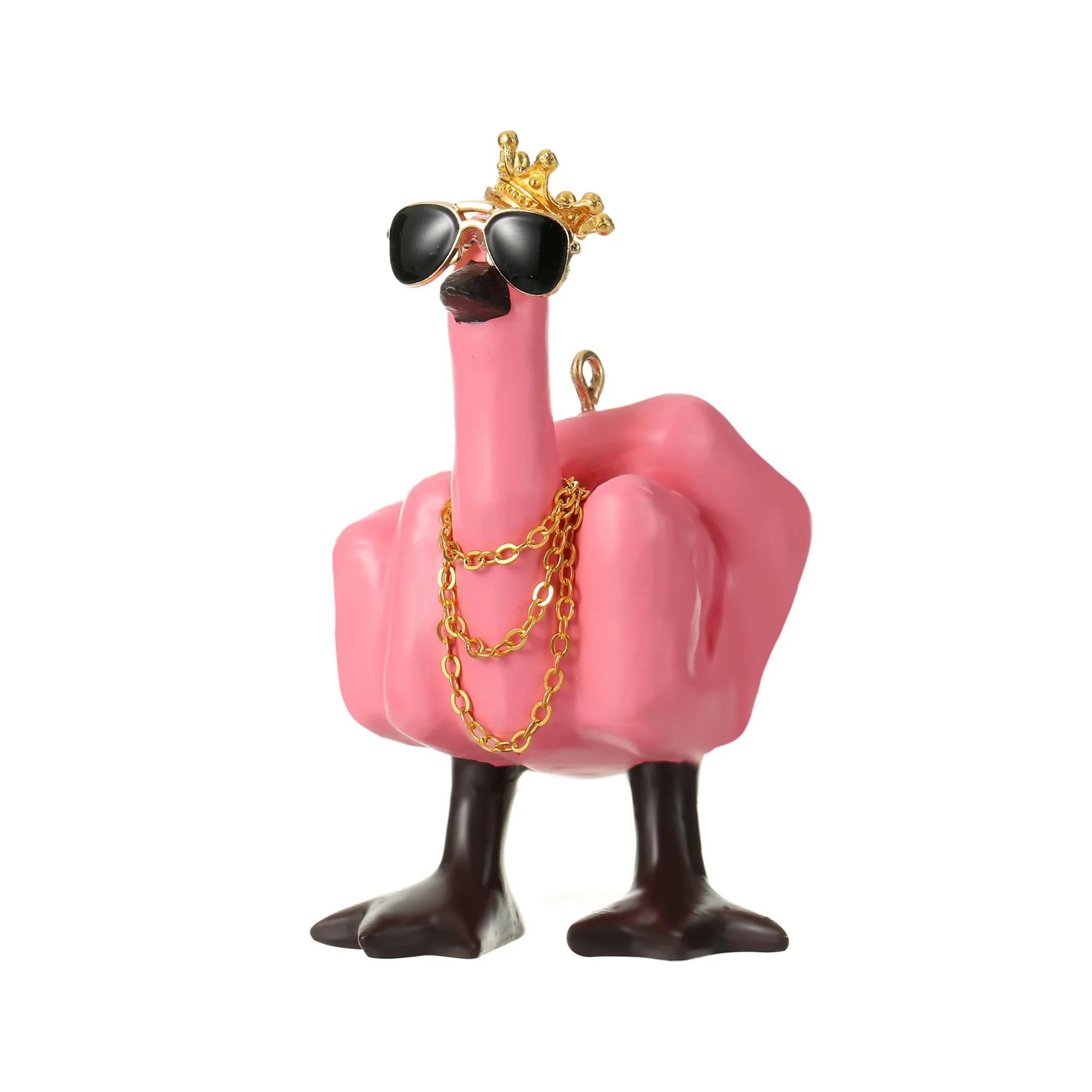 Sassy Duck Middle Finger Statue  Funny Desk Decor With Attitude 6
