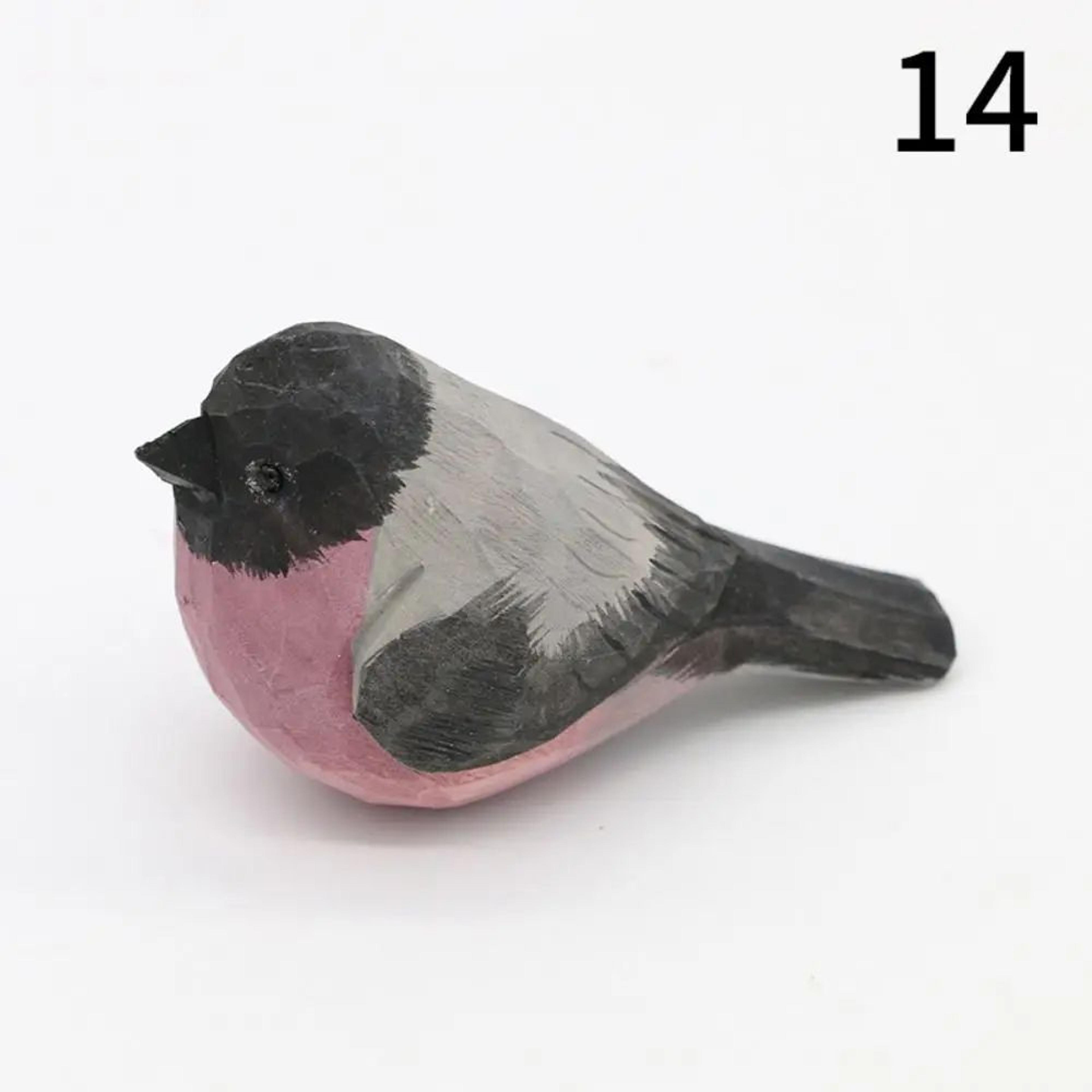 HandCarved Wooden Bird Figurine For Rustic Home Decor And Bird Lover Gifts 15