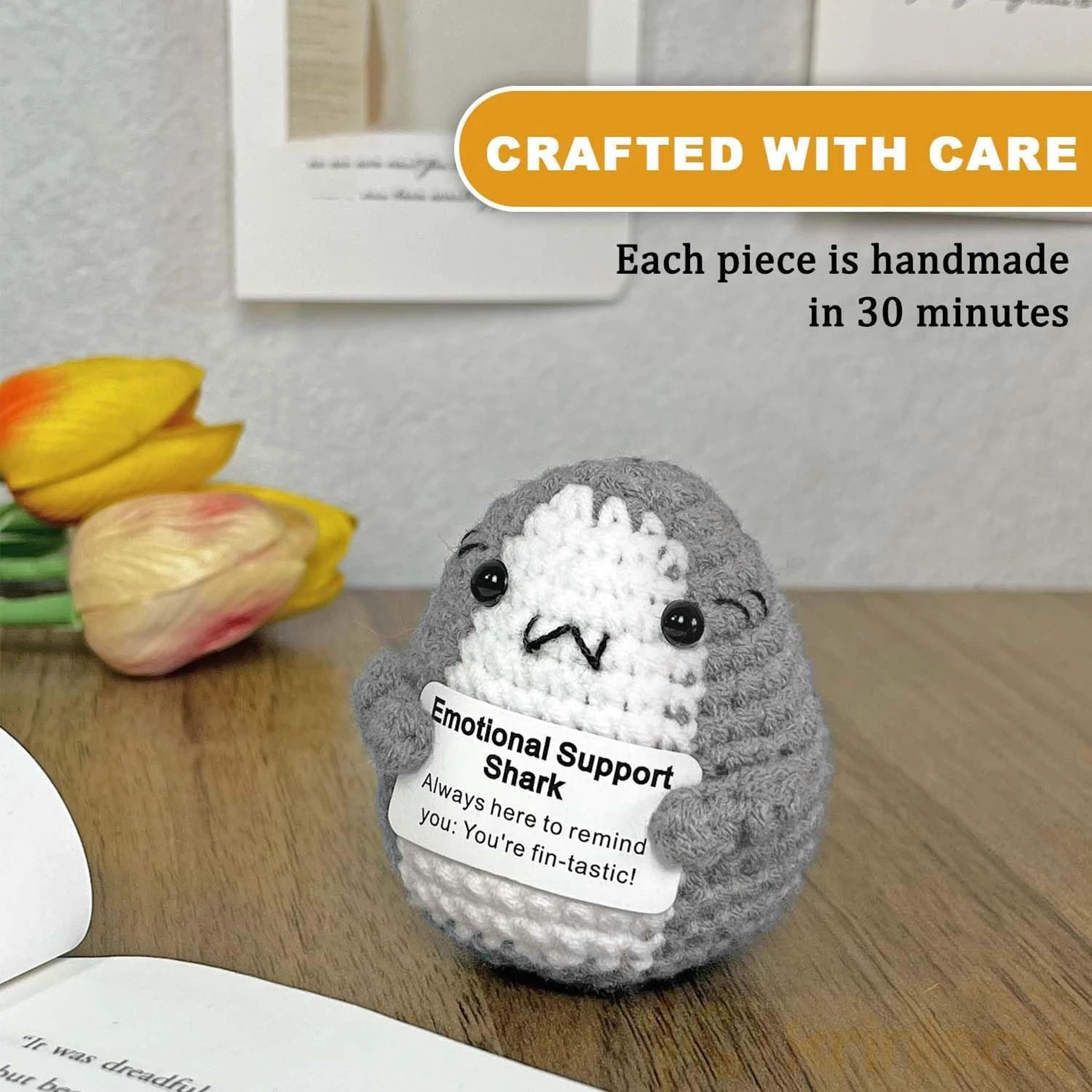 Cozy Comfort Crochet Buddy  Mini Emotional Support Plush Decor 3