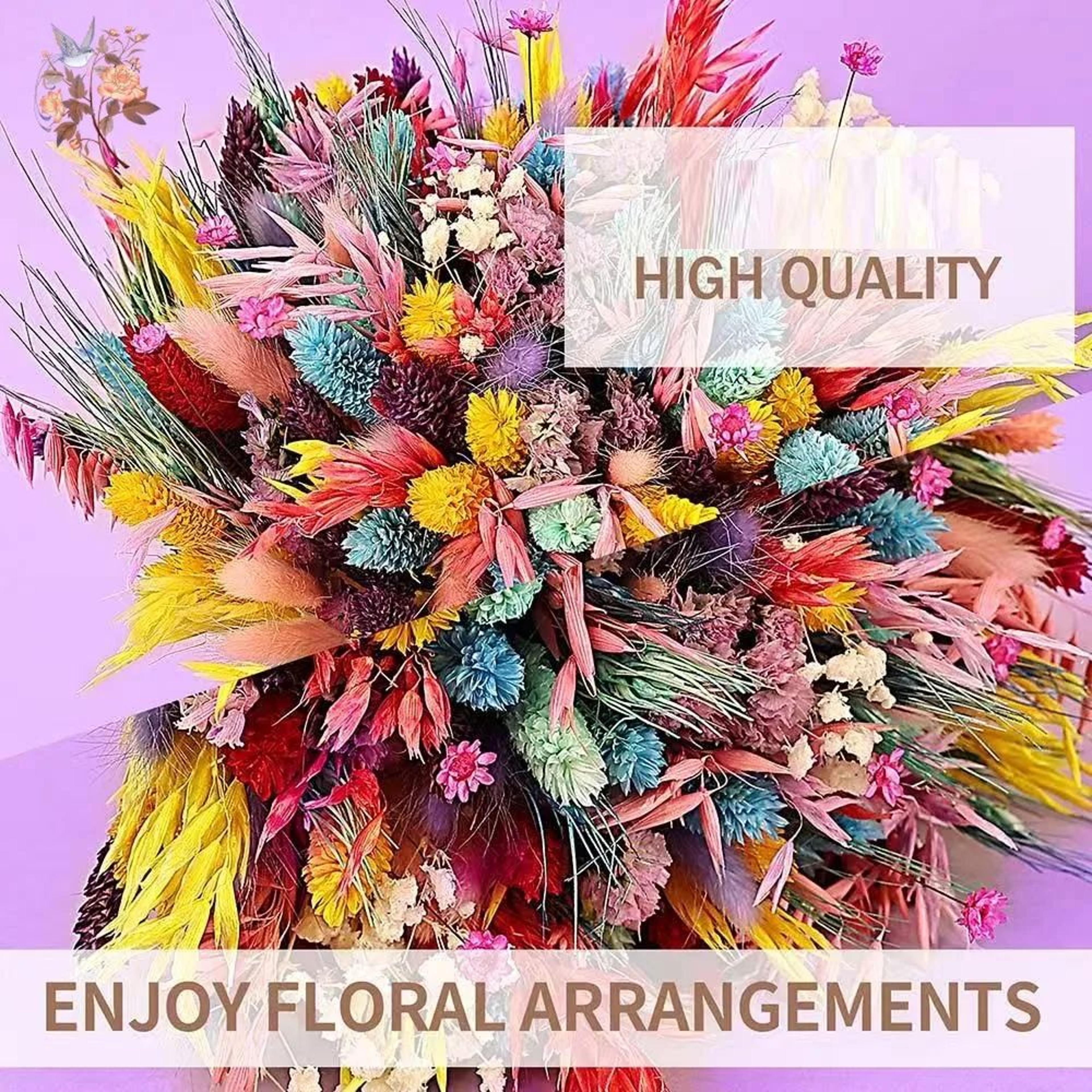 Blush Harmony Dried Flower Wedding Bouquet  Boho Pampas Bridal Arrangement 4
