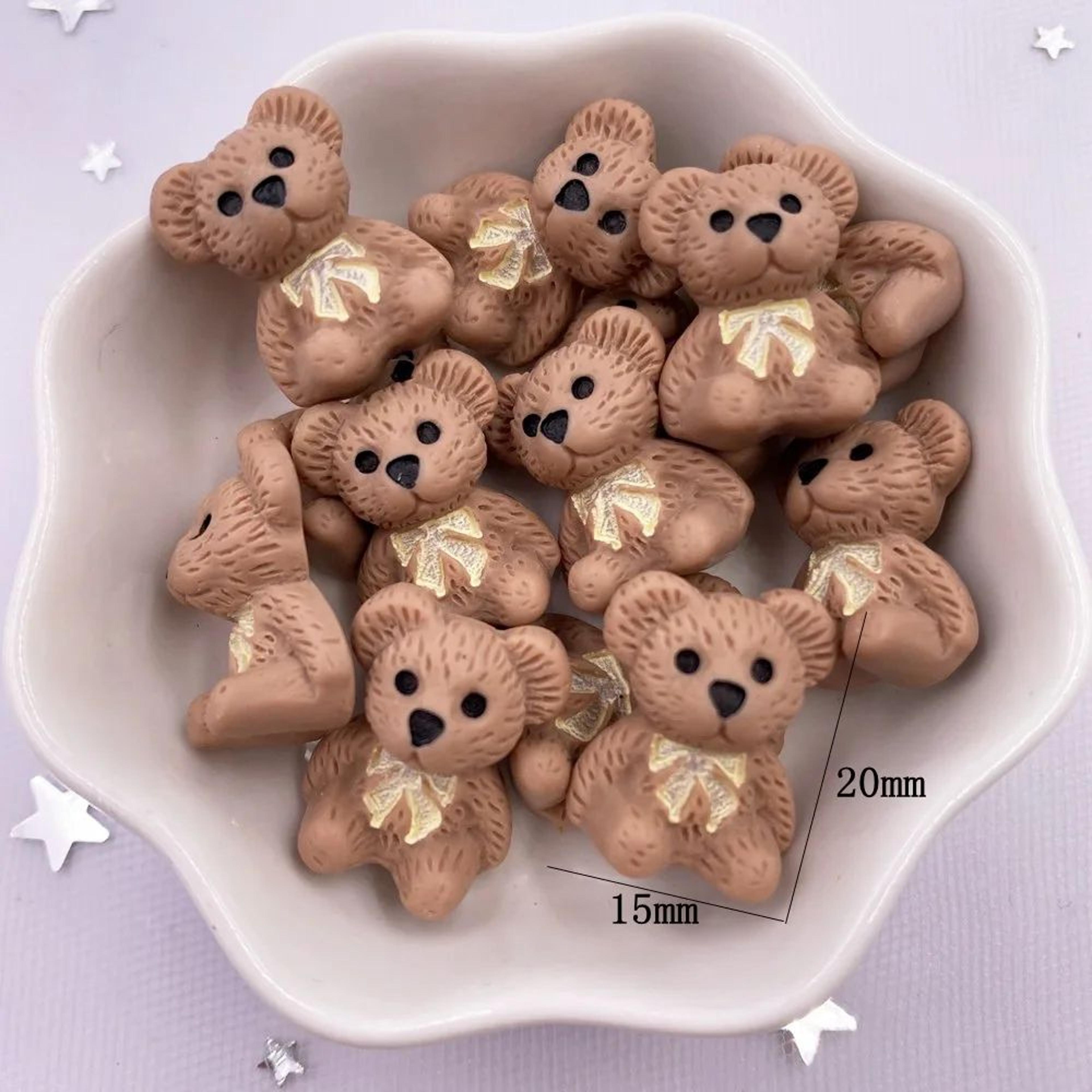 Kawaii Bear Resin Cabochons Flatback Charms Set For Scrapbooking And DIY Jewelry 1
