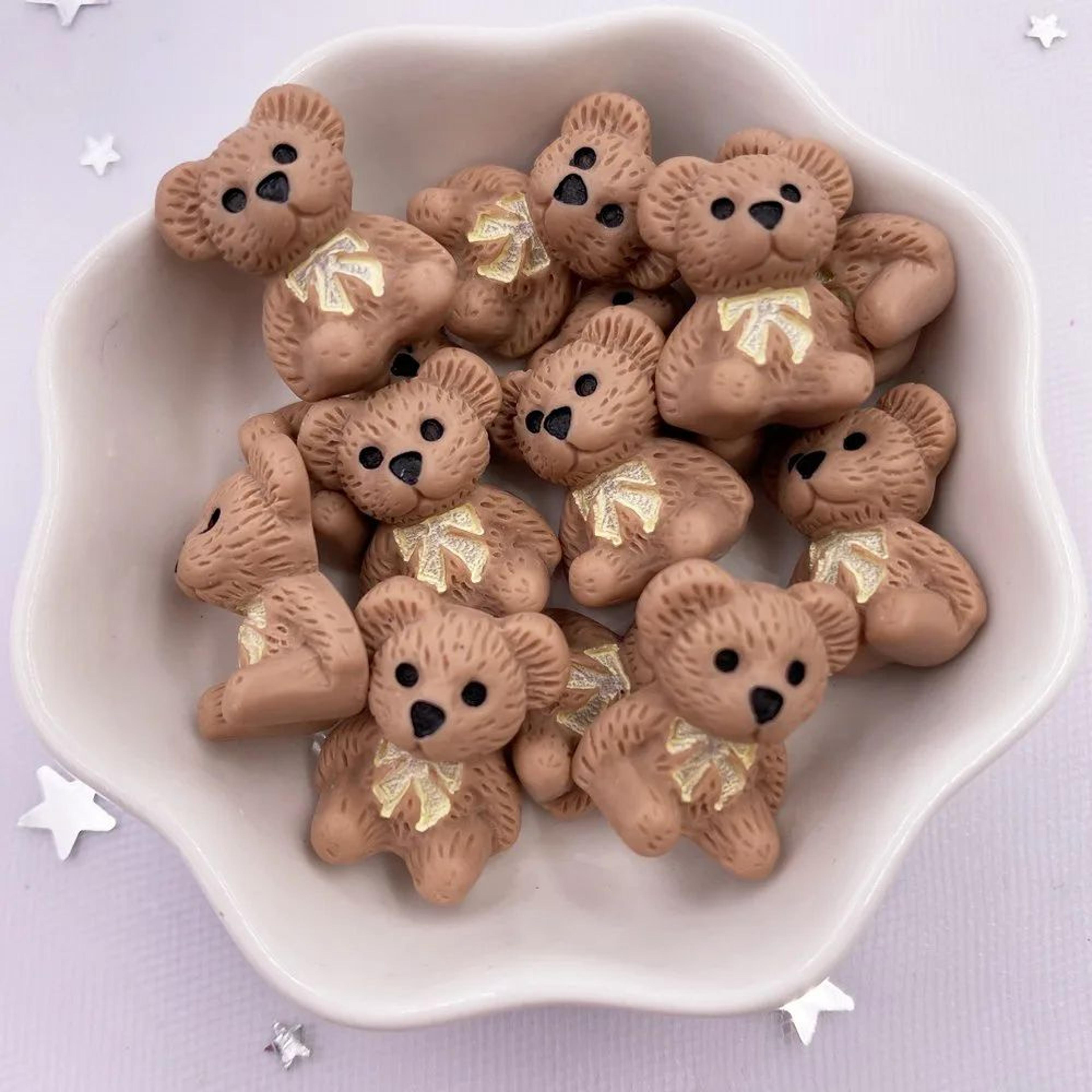 Kawaii Bear Resin Cabochons Flatback Charms Set For Scrapbooking And DIY Jewelry 9