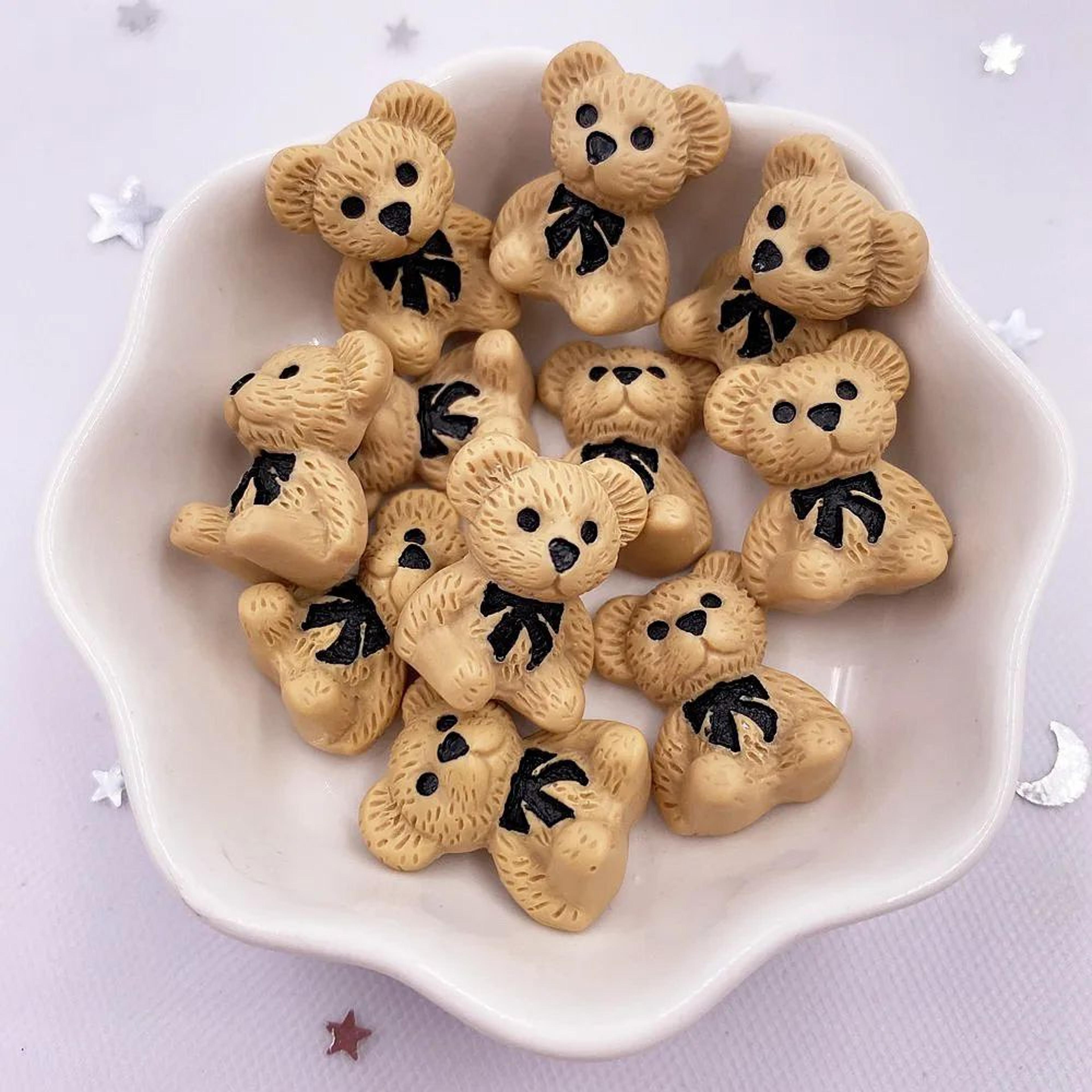 Kawaii Bear Resin Cabochons Flatback Charms Set For Scrapbooking And DIY Jewelry 10