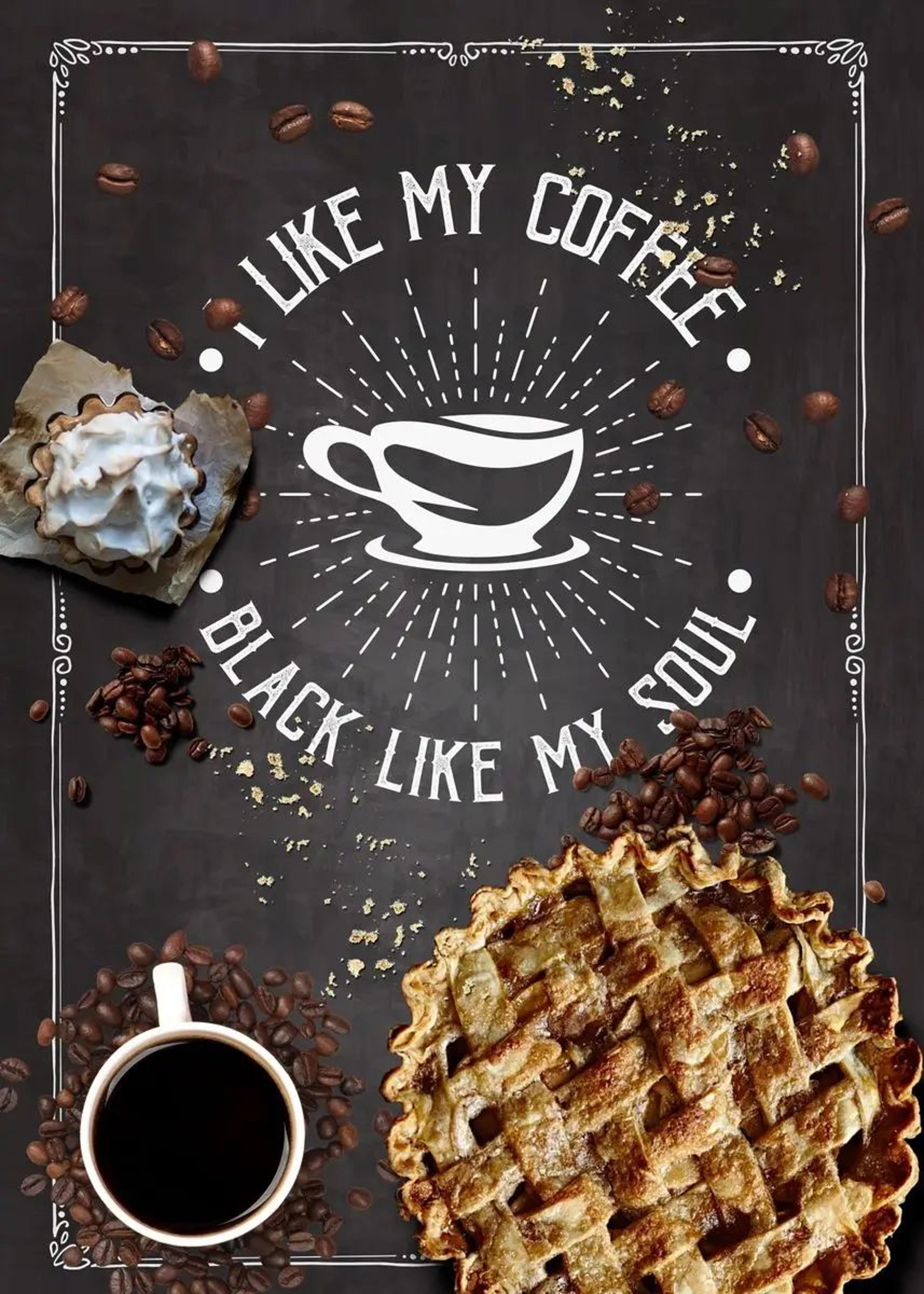 Nordic Coffee Wall Art Canvas Set  Minimalist Cafe  Kitchen Decor Prints 6