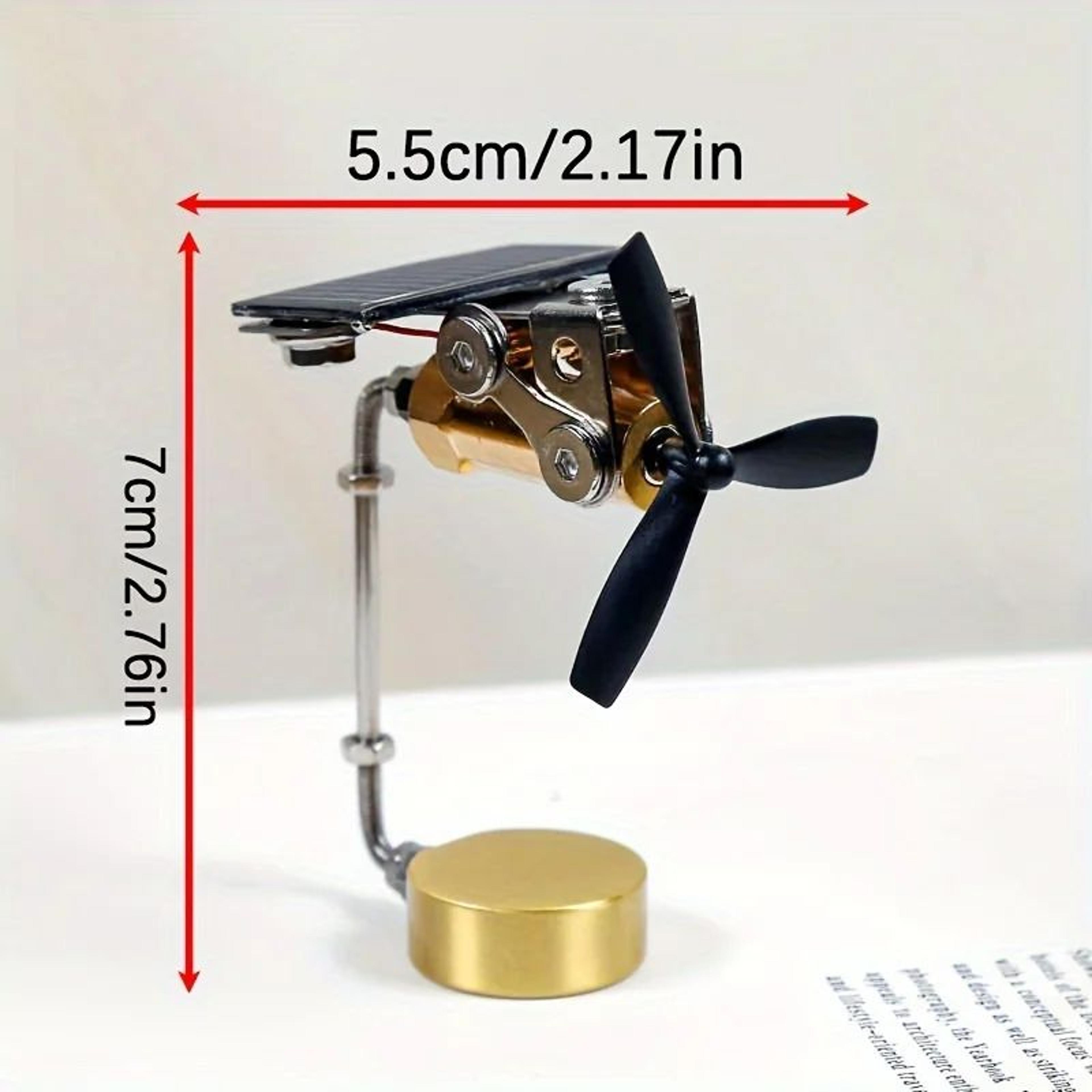 Solar Copper Windmill Ornament  Educational STEM Science Decor  Kinetic Sculpture 5