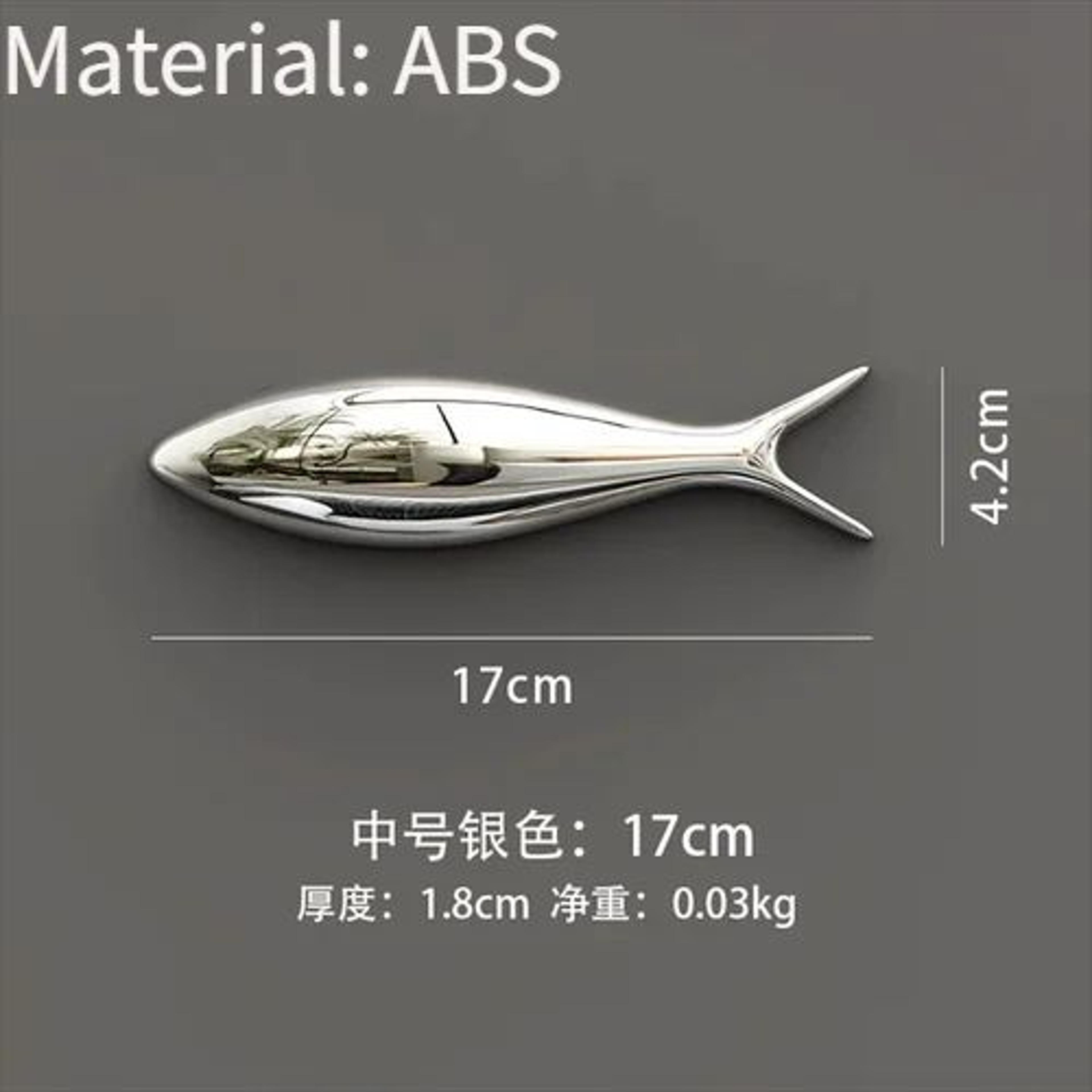 3D Electroplated Fish Wall Decor Set  Modern Metallic Art For Living Room  Restaurant Walls 6