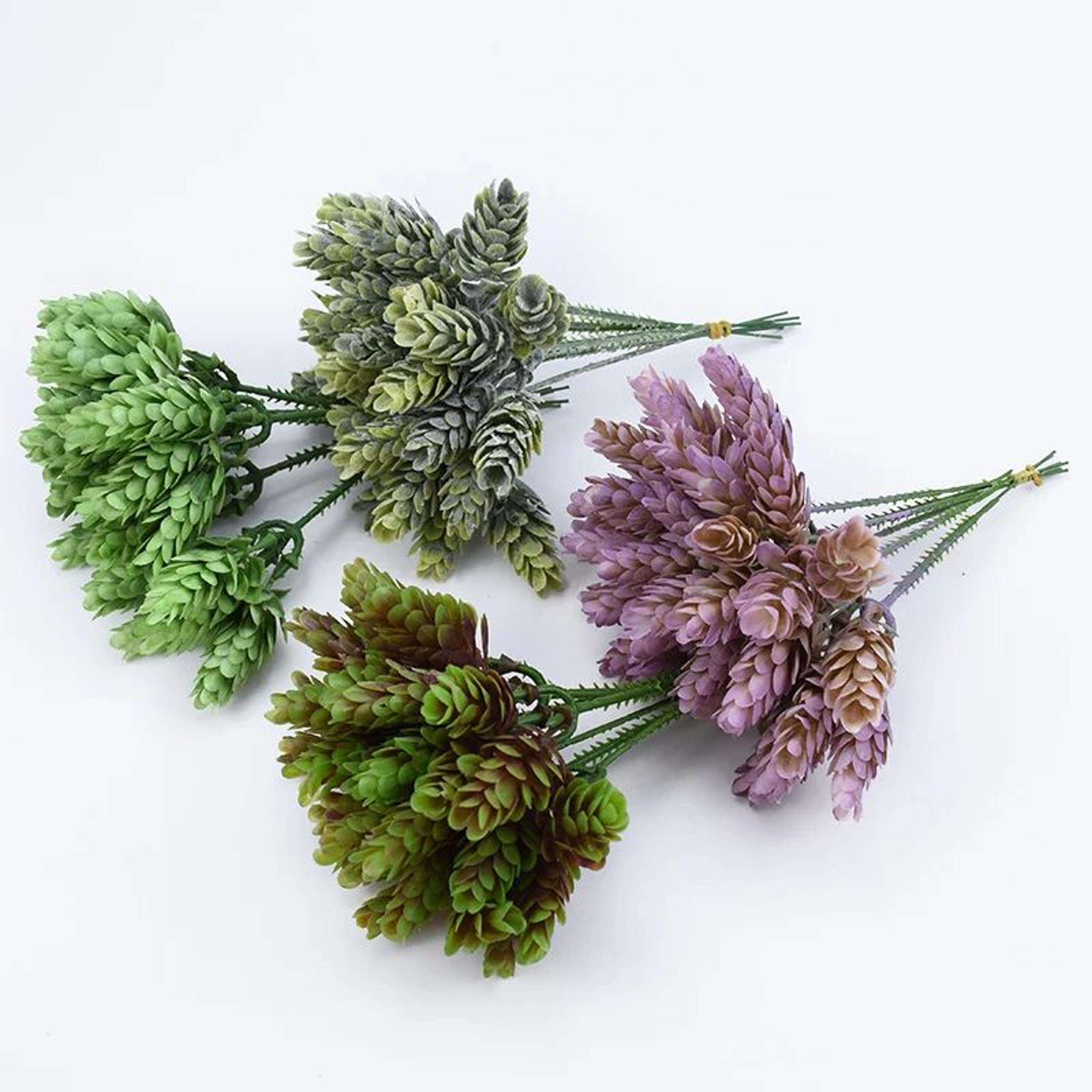 30-head artificial air plant bouquet – faux tillandsia pineapple grass for wedding decor and diy arrangements