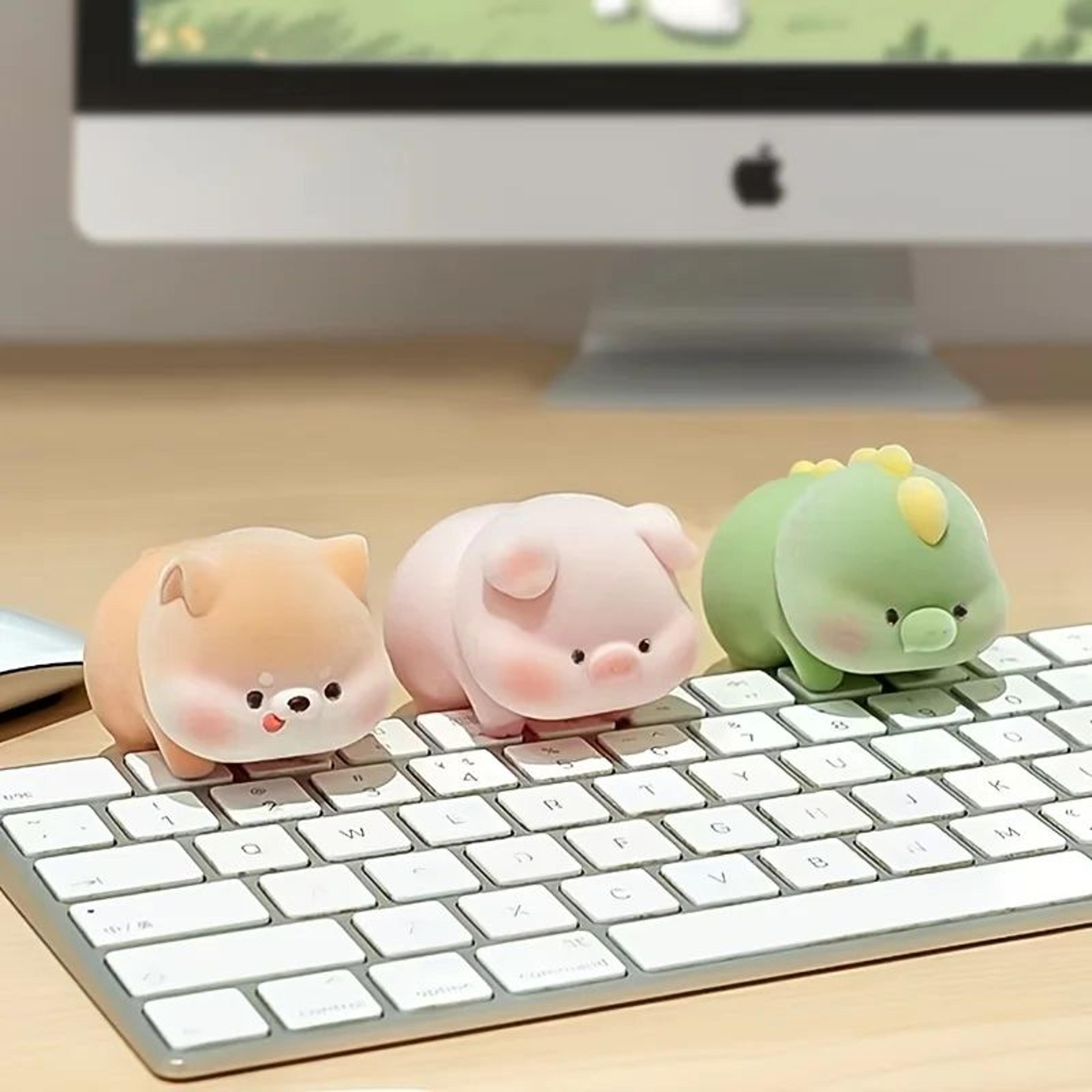 Cute Animal Computer Monitor Decor Screen Sitter For Desk Car  Office 1