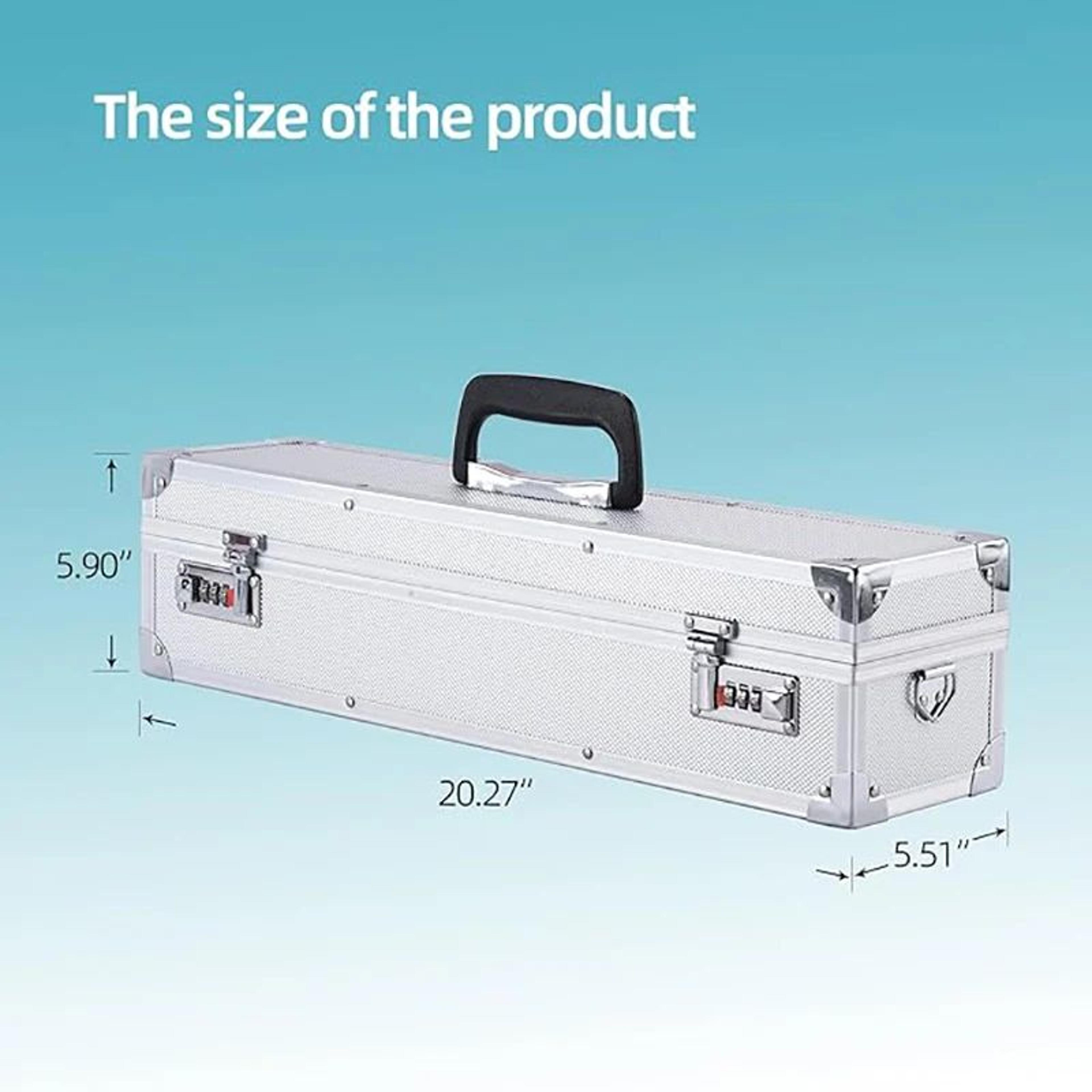 ChefGuard Aluminum Chef Knife Case With Dual Locks And Portable Storage 1