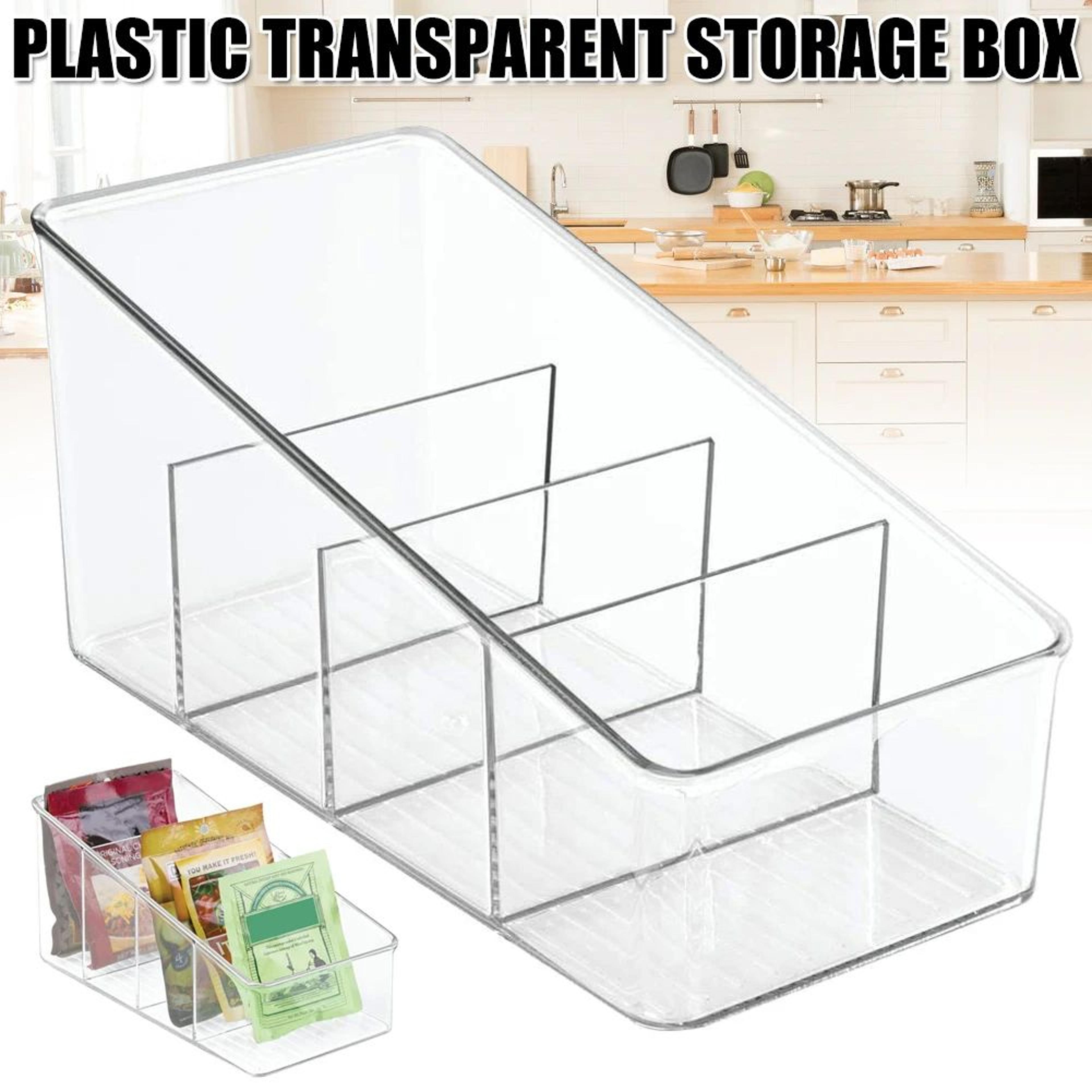 4Tier Clear Pantry Organizer  Stackable Food Storage Containers 0