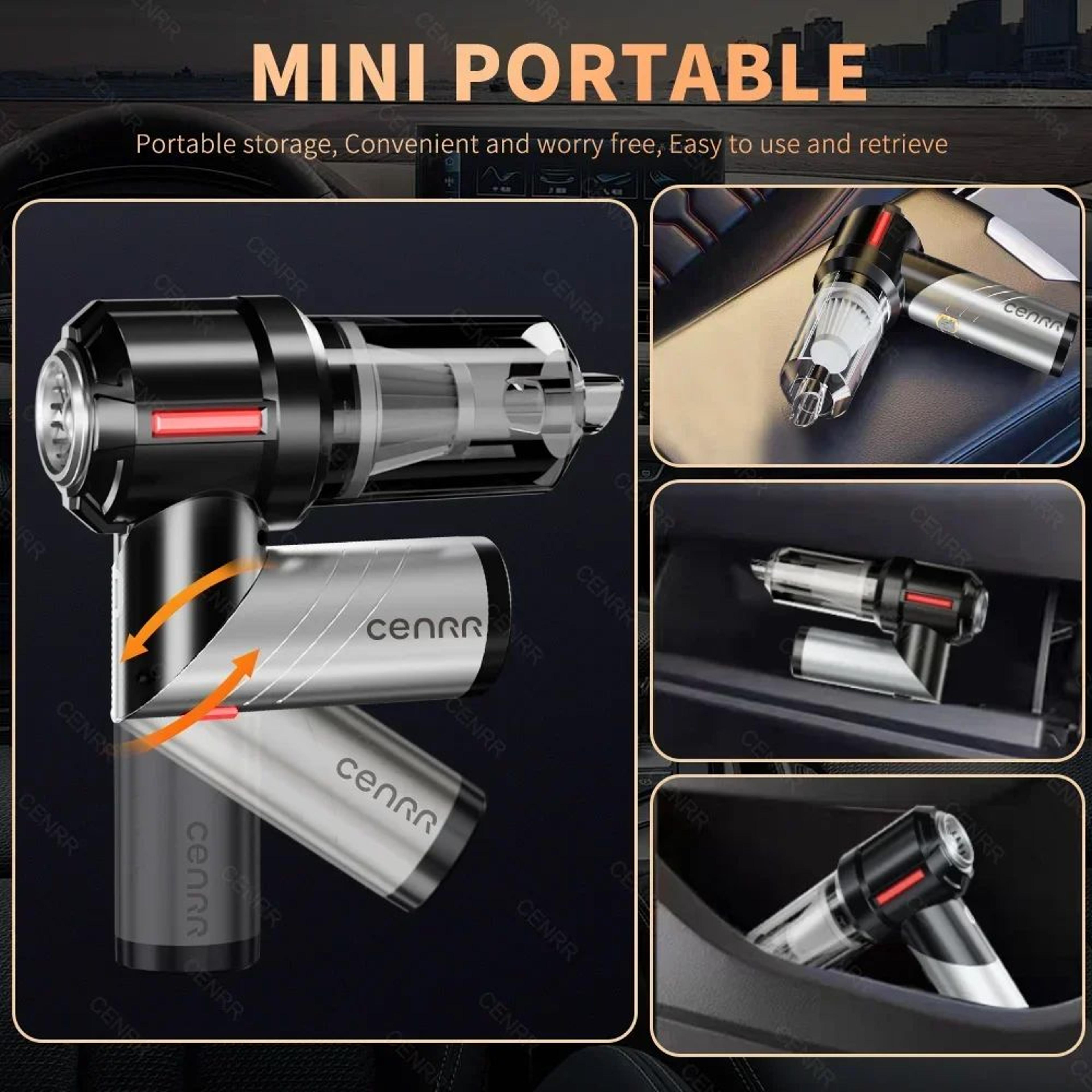 UltraPower Cordless Car Vacuum  Portable Handheld Cleaner With Strong Suction 5
