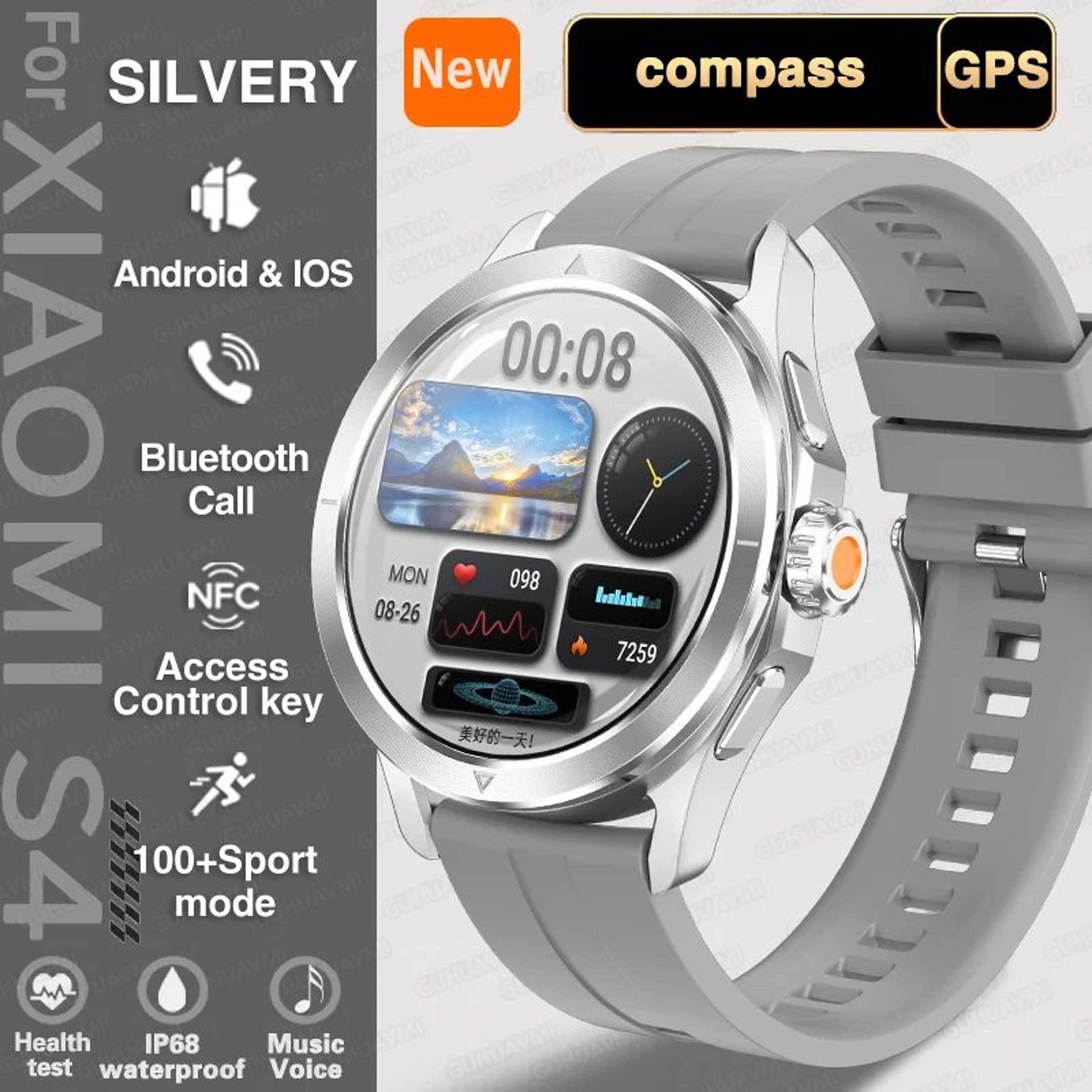 S4 Ultra Rugged GPS Smartwatch With AMOLED Display  Bluetooth Calling 6