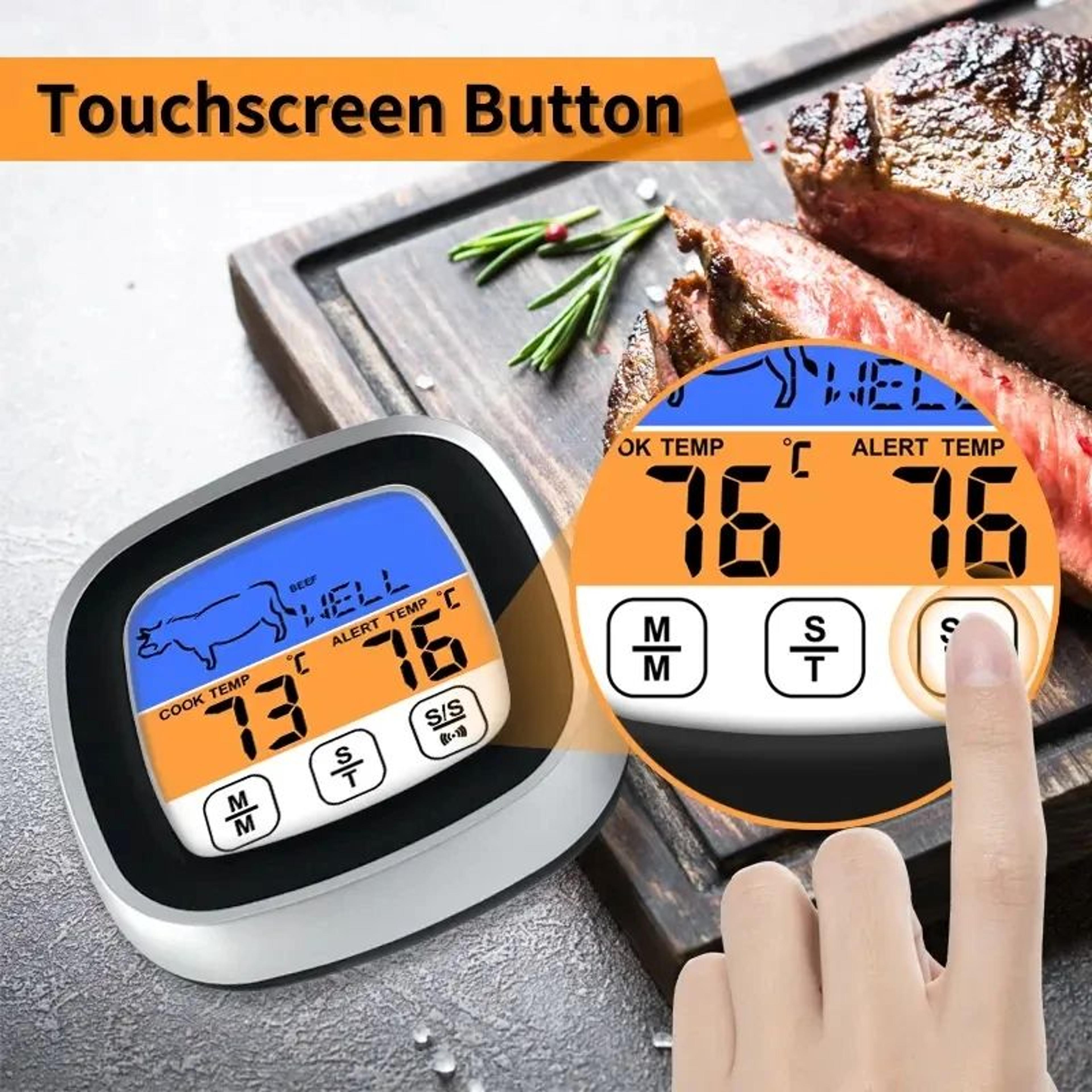 SmartTouch Digital Meat Thermometer With Precision Probe  Cooking Timer 4