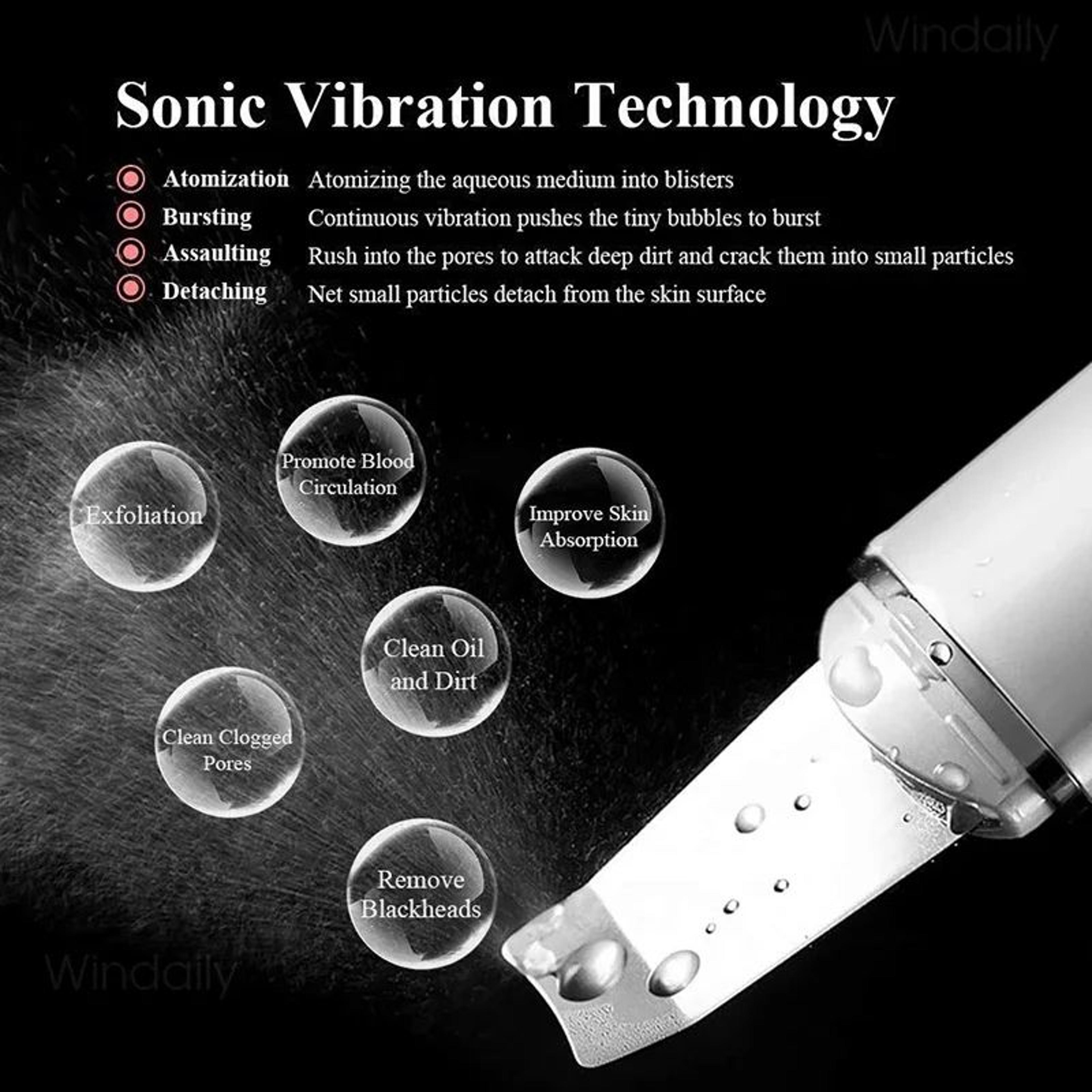 RadiantGlow Ultrasonic Skin Scrubber Blackhead Remover  Deep Pore Cleanser 2