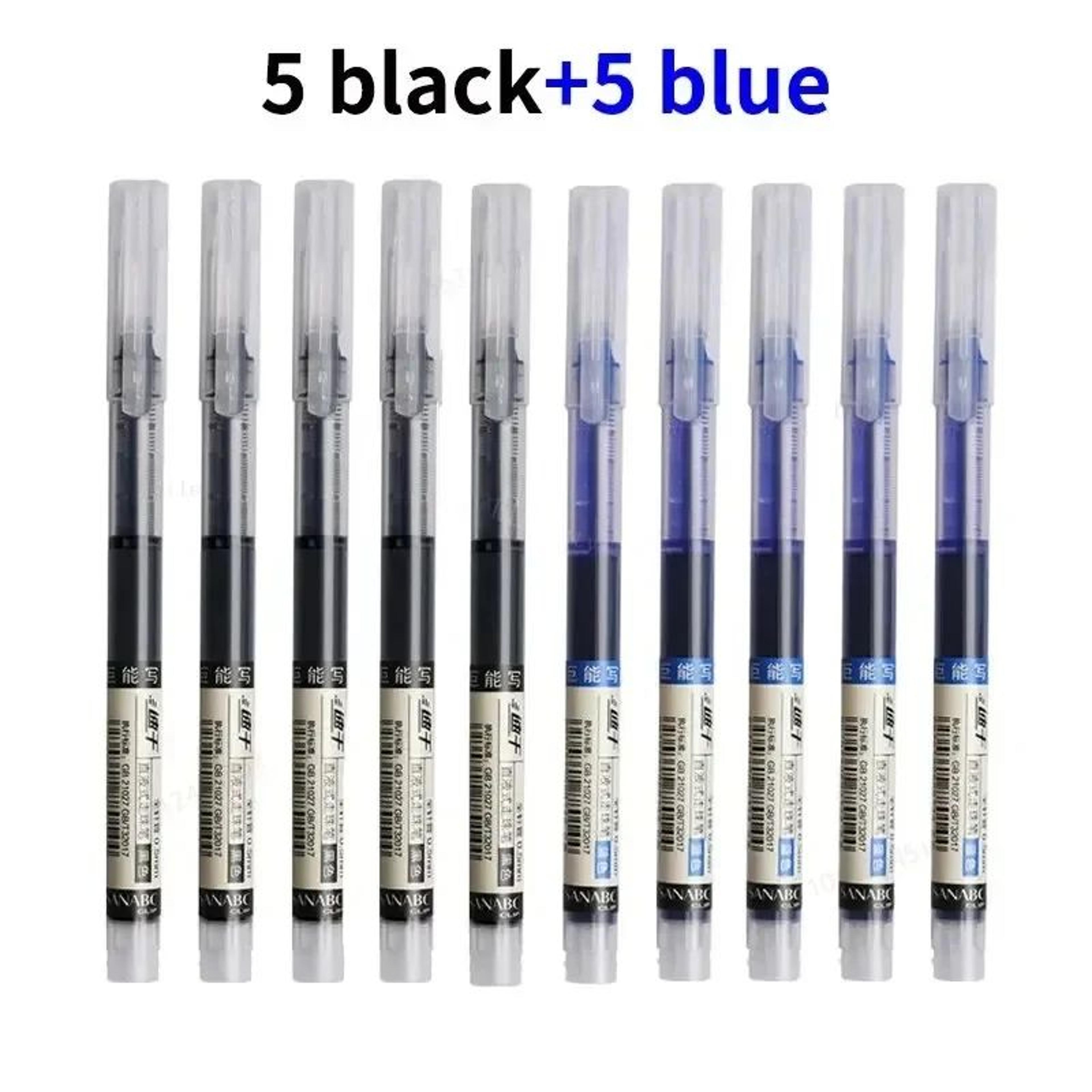 Precision Flow Needle Tip Gel Pens Set  Fine Point Smooth Writing Kawaii Stationery 11