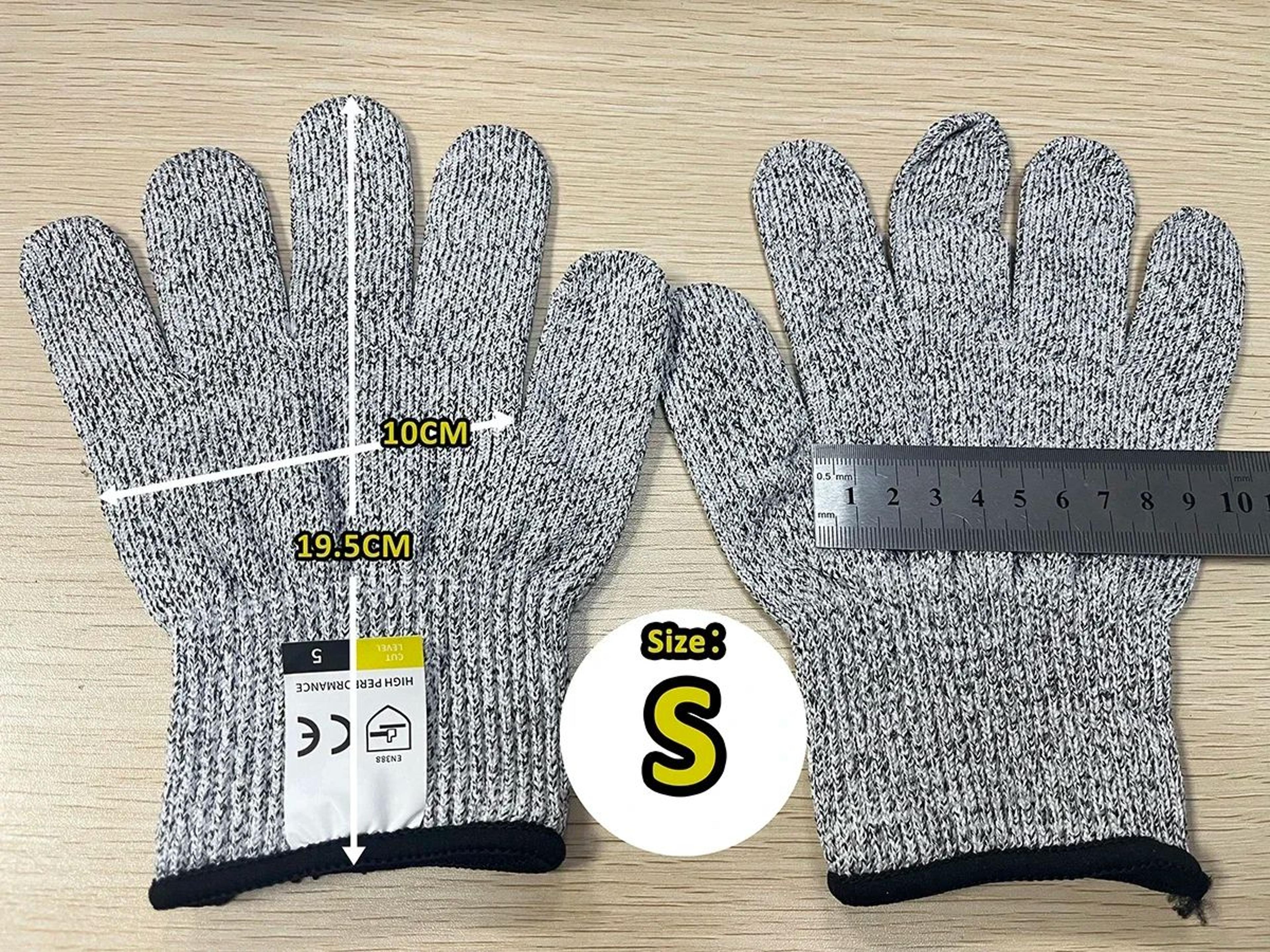 CutShield Pro Level 5 Cut Resistant Gloves For Kitchen  Industrial Use 8