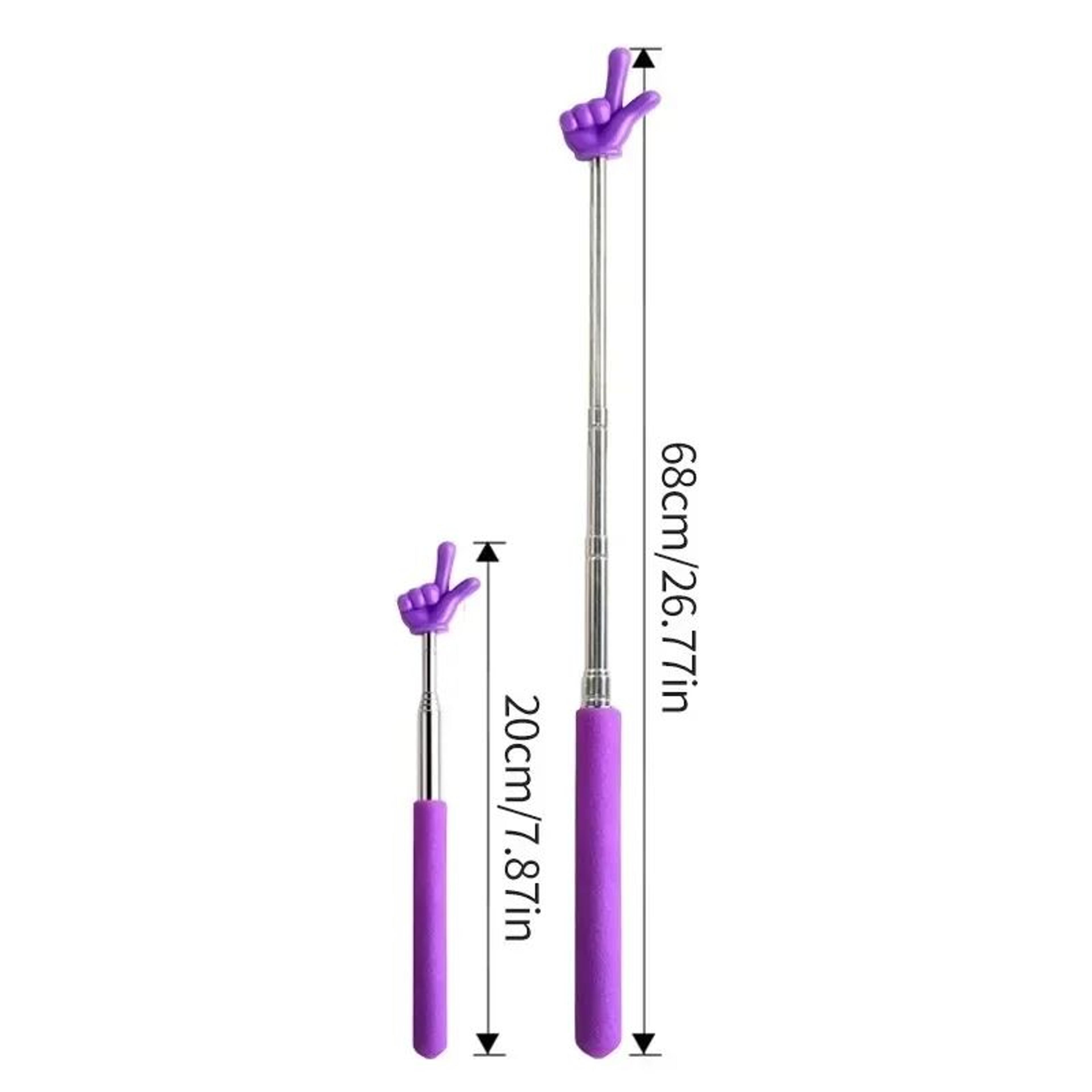 Finger Tip Telescopic Teacher Pointer Stick 5