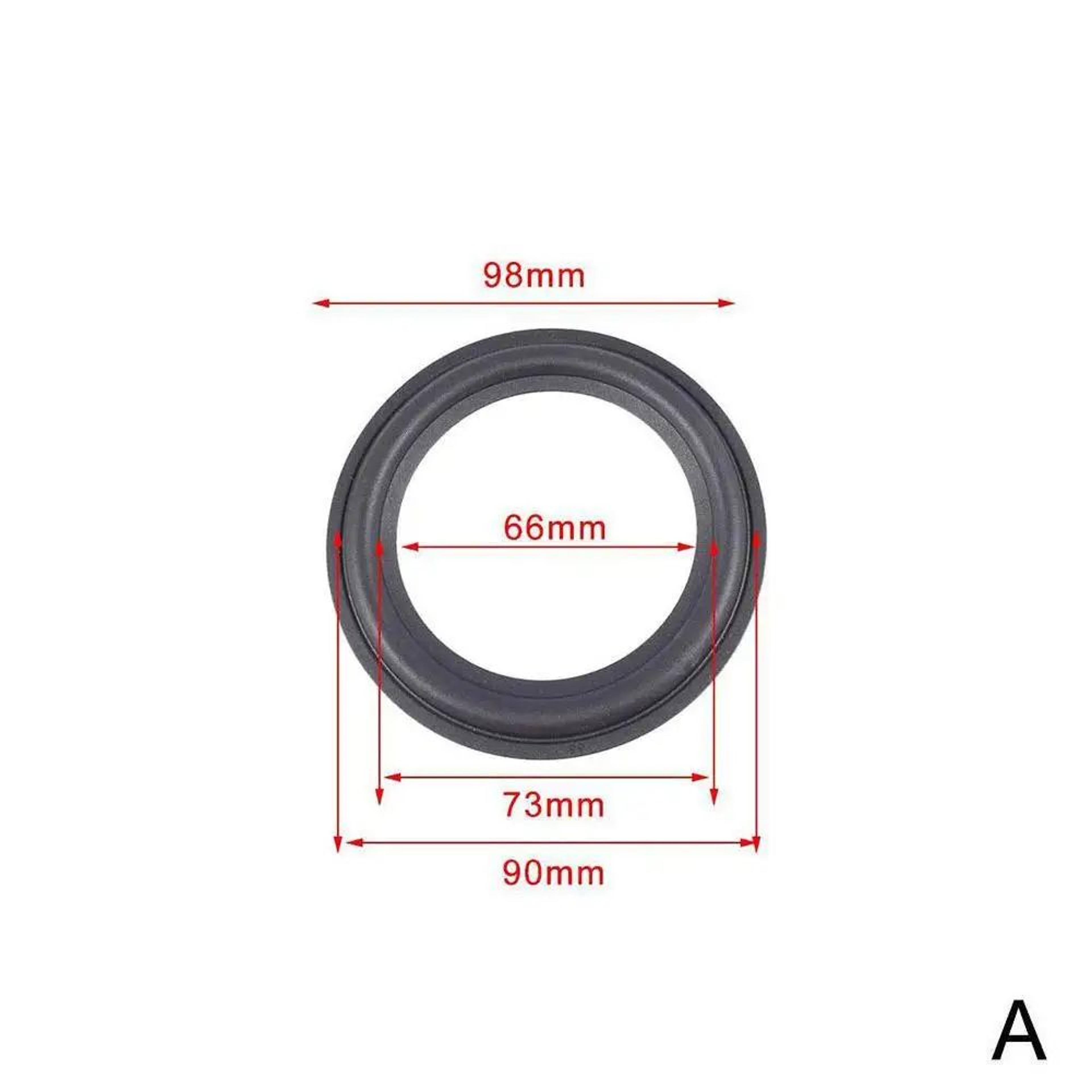Universal Rubber Speaker Surround Repair Kit  Durable Speaker Edge Replacement For 412 Inch Woofers 6