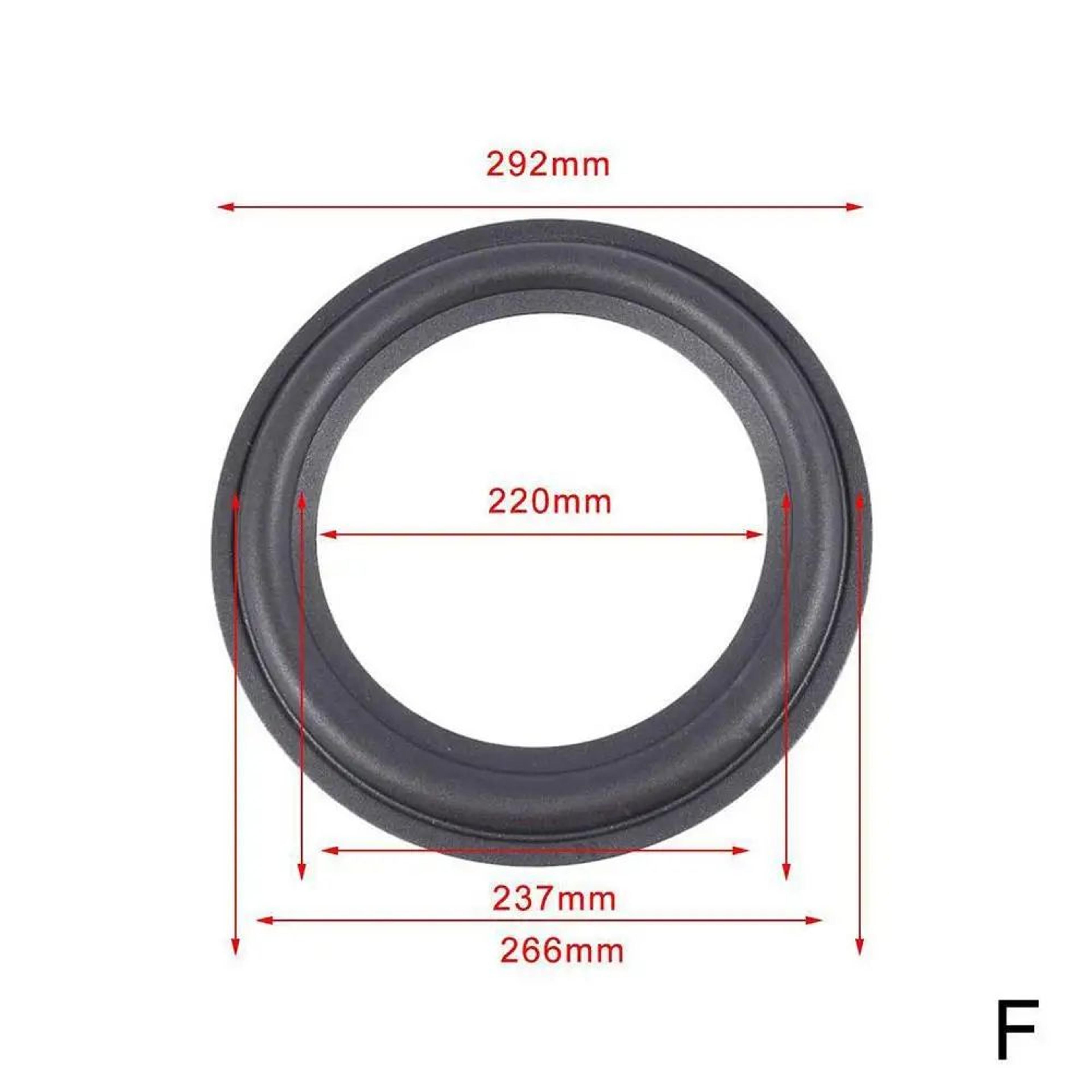 Universal Rubber Speaker Surround Repair Kit  Durable Speaker Edge Replacement For 412 Inch Woofers 11