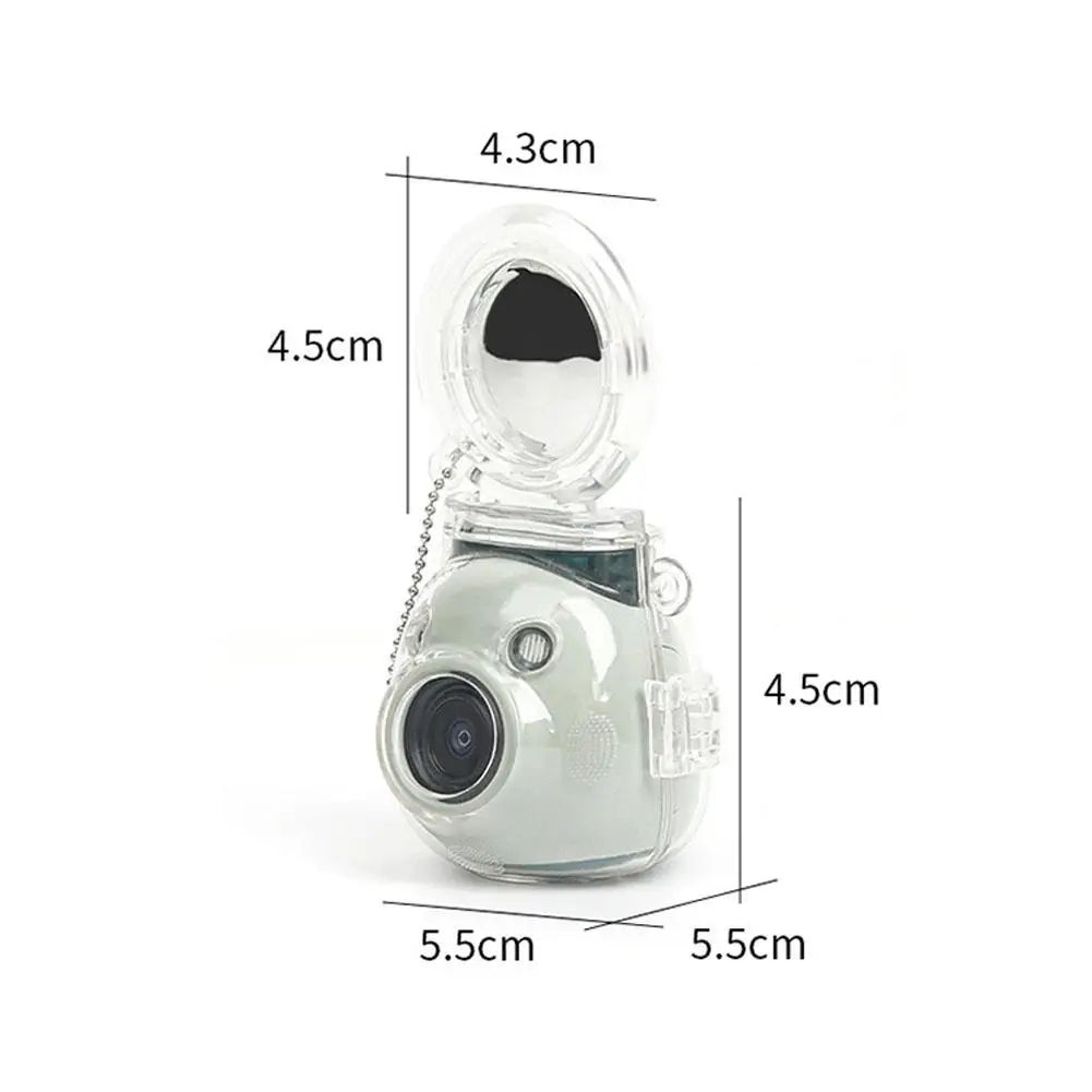 Crystal Clear Instax Pal Case  AntiScratch Transparent Camera Cover With Selfie Mirror 4