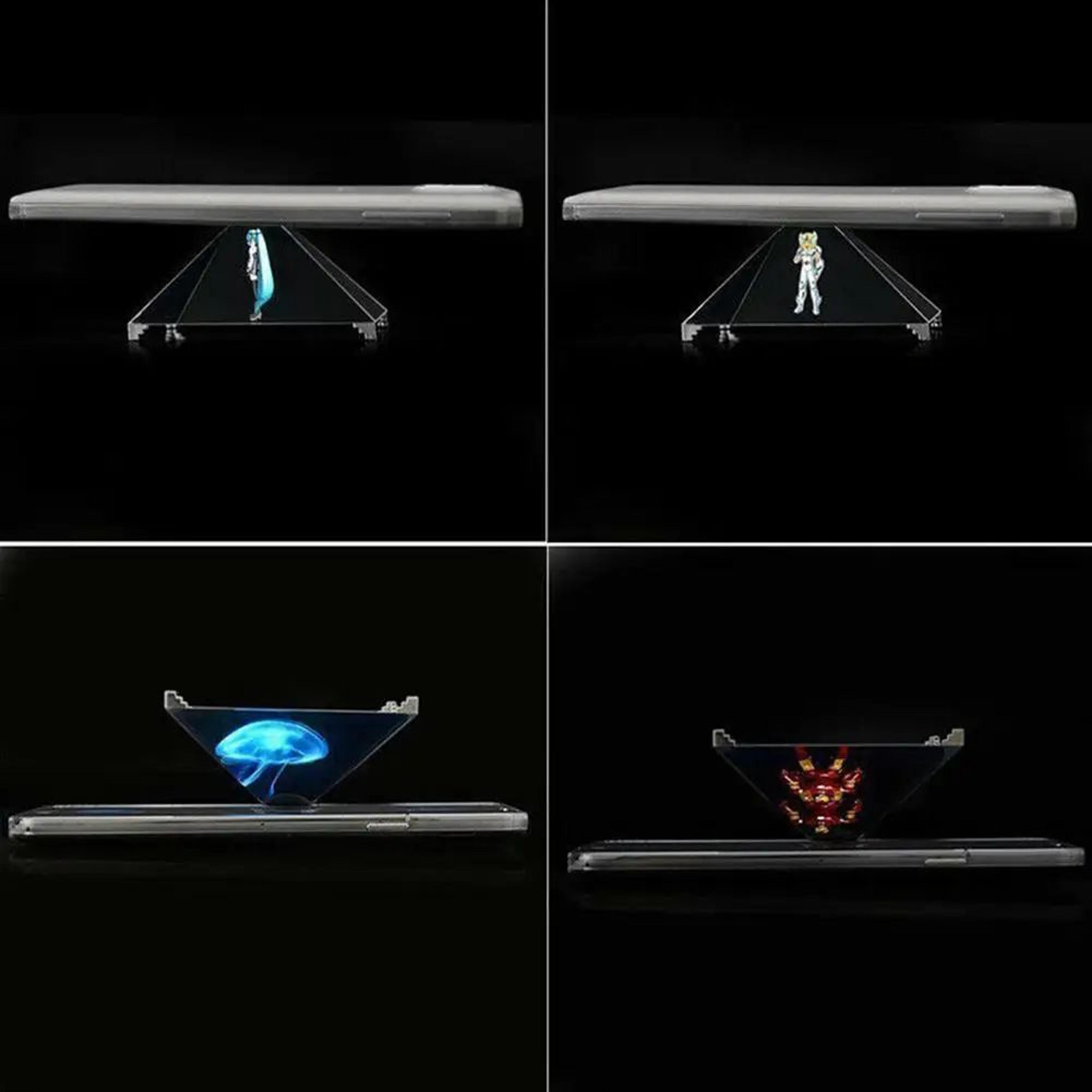 3D Hologram Projector Pyramid  Smartphone Screen Display Stand For Stunning Visual Illusions 5