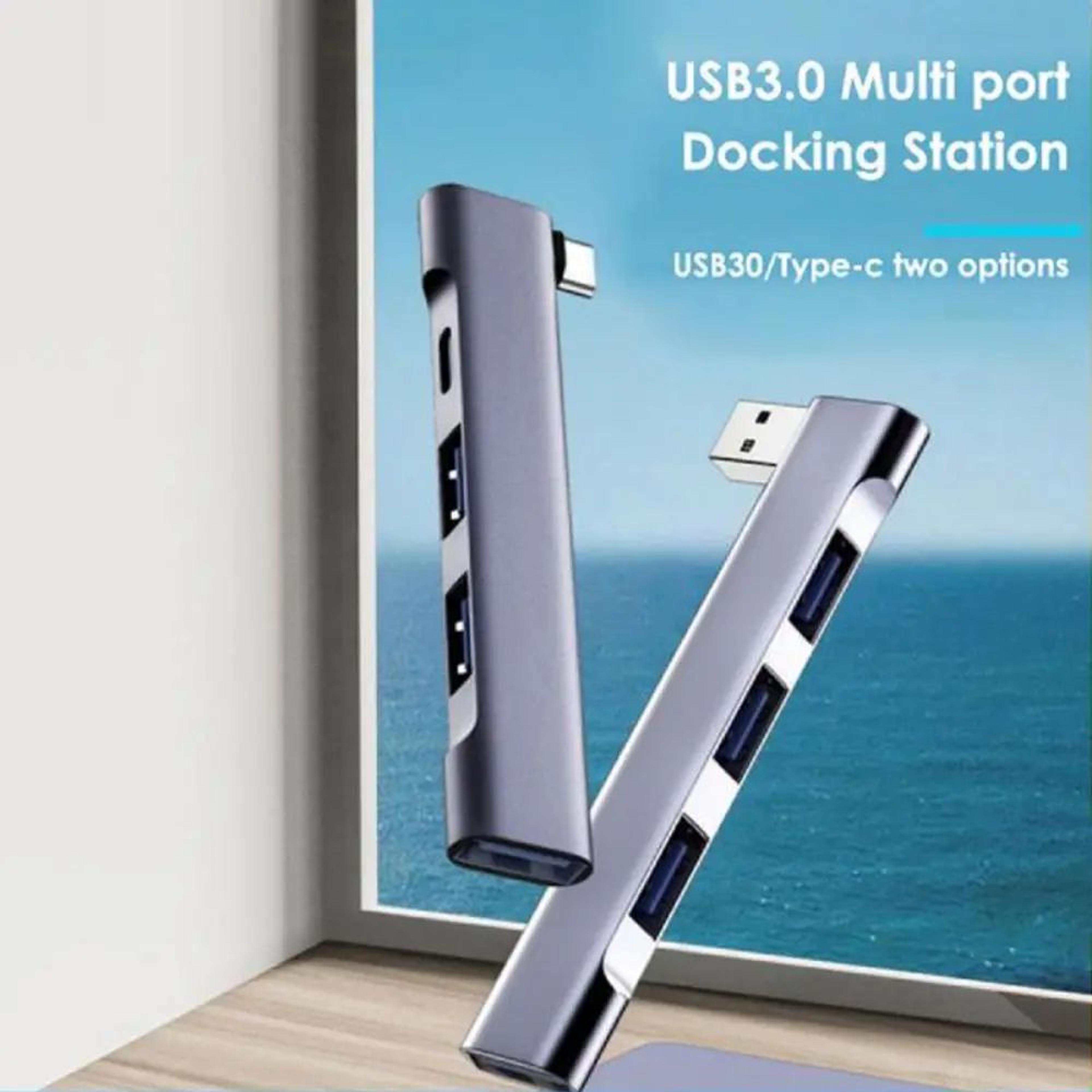 6in1 USBC Hub Laptop Docking Station With PD Charging  HighSpeed USB 30 1