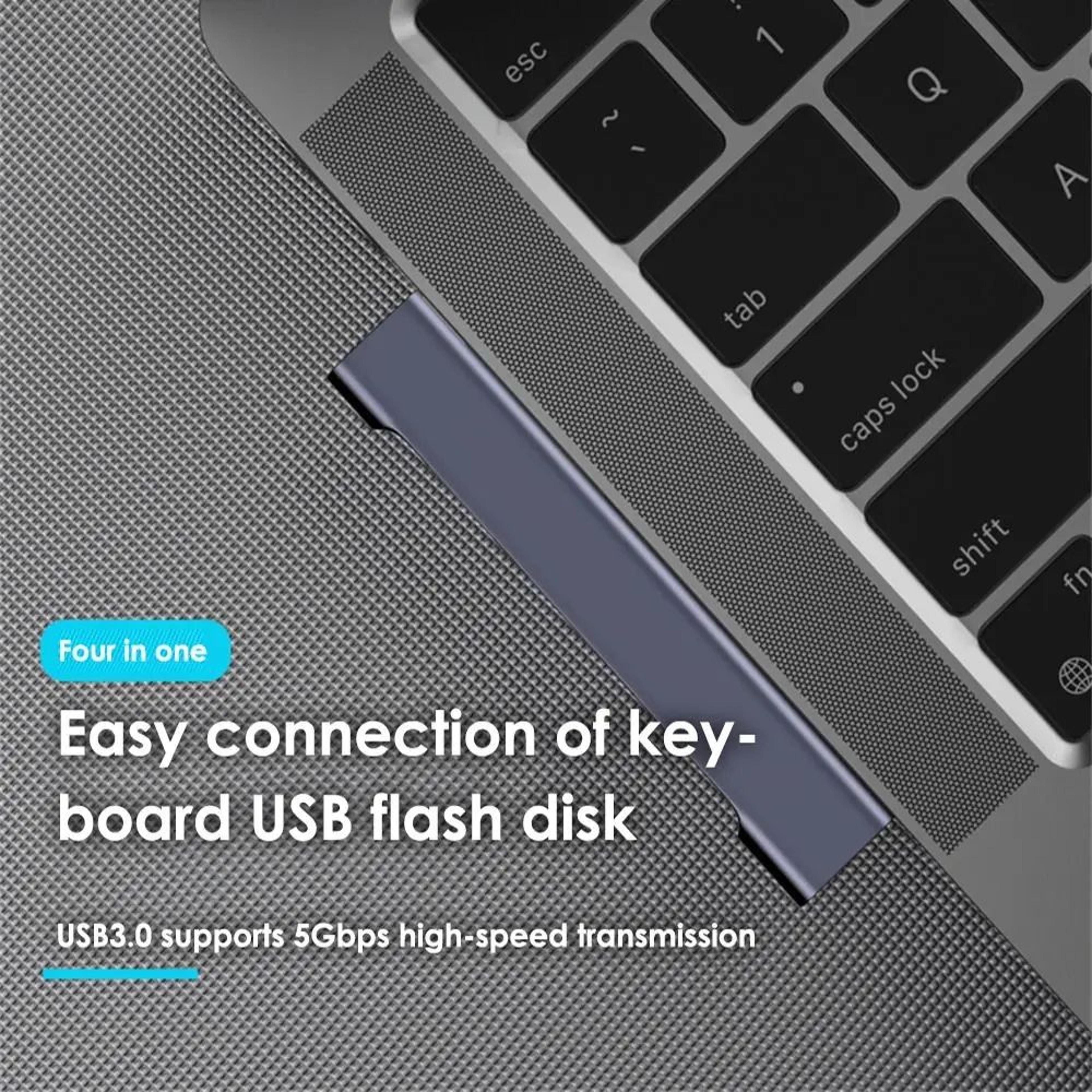 6in1 USBC Hub Laptop Docking Station With PD Charging  HighSpeed USB 30 2