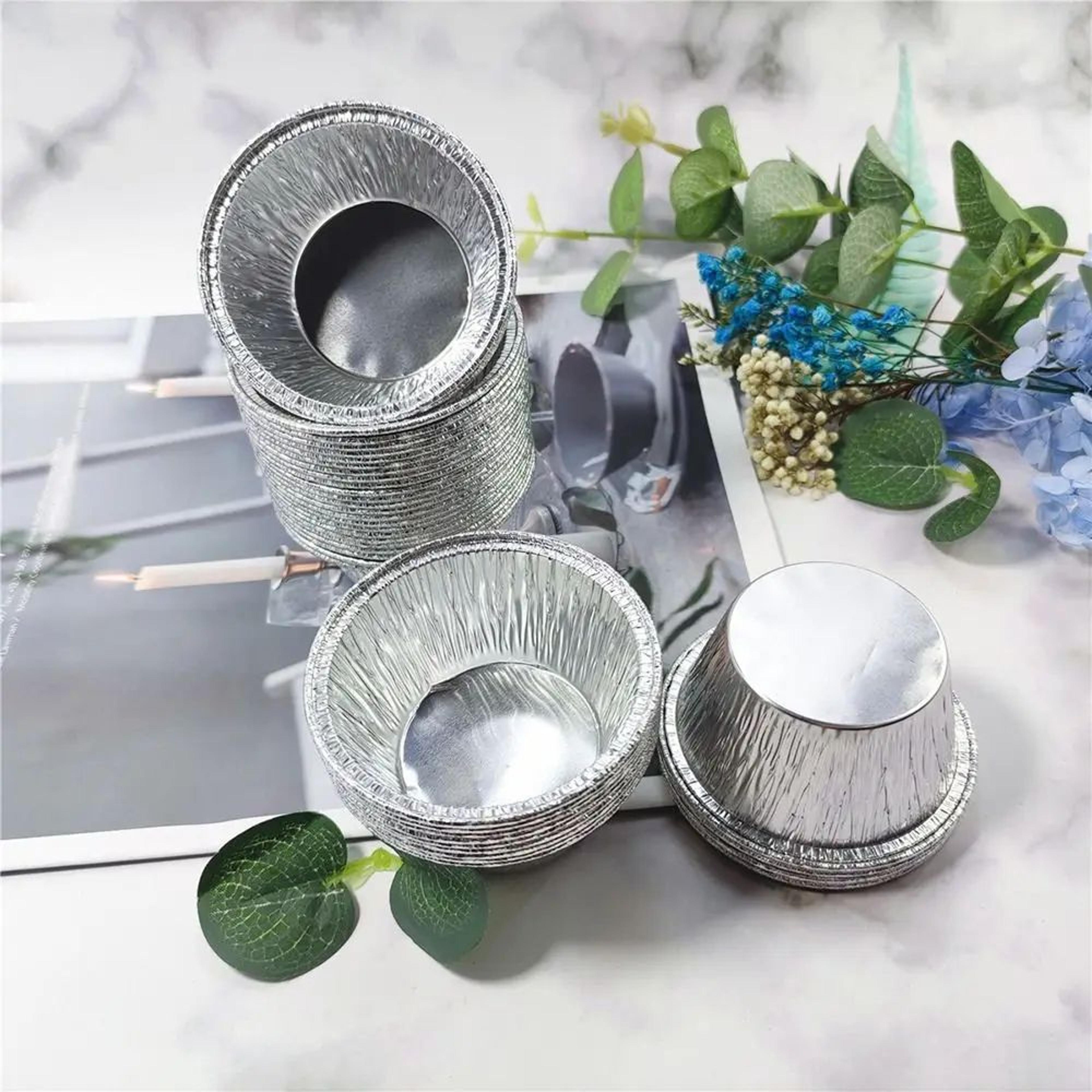 premium foil cupcake liners – non-stick disposable muffin cups for easy baking & elegant presentation