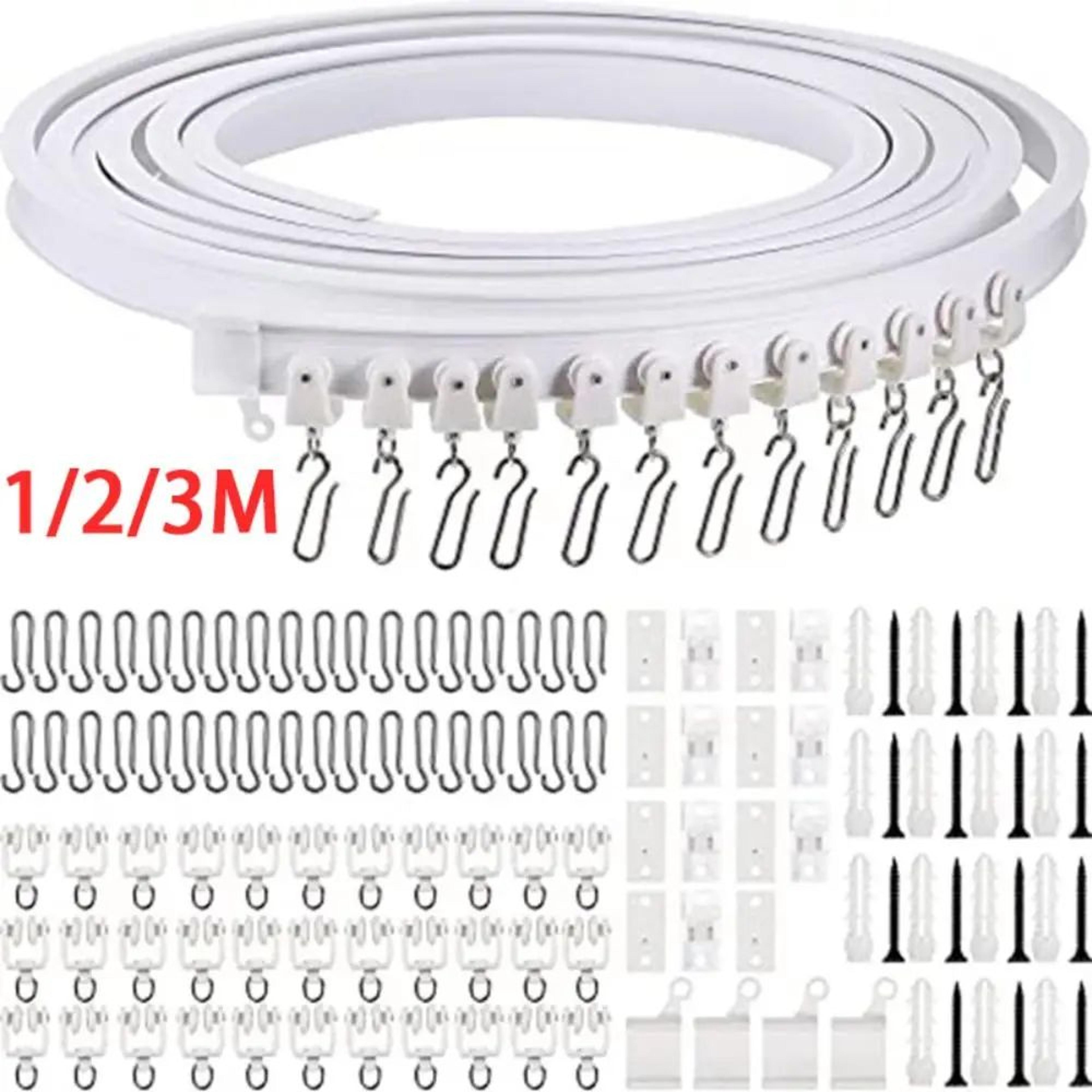 Modern Silent Flexible Curtain Track Rail System 5