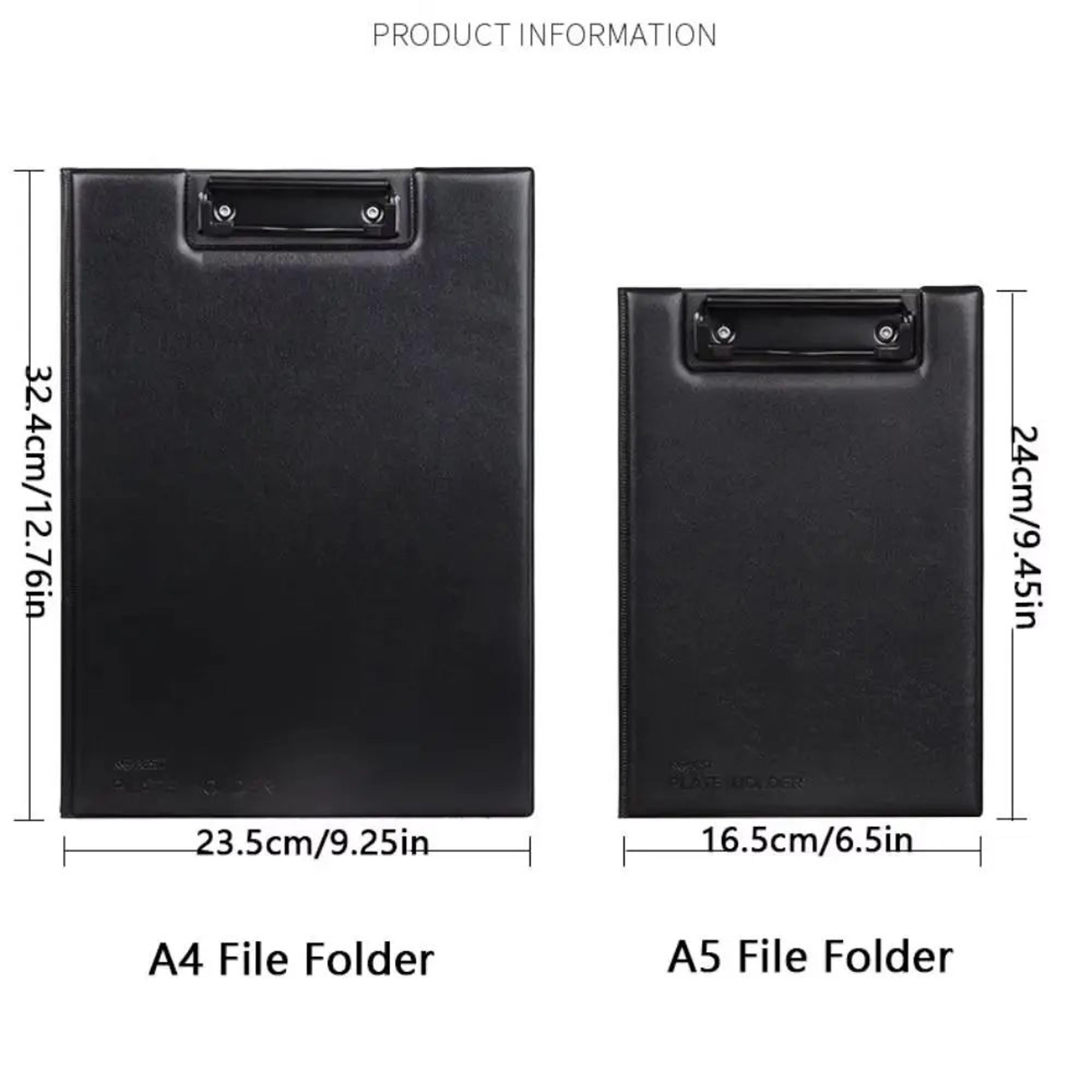 Premium Leather Clipboard Folder A4 A5 Professional Writing Pad Organizer 5