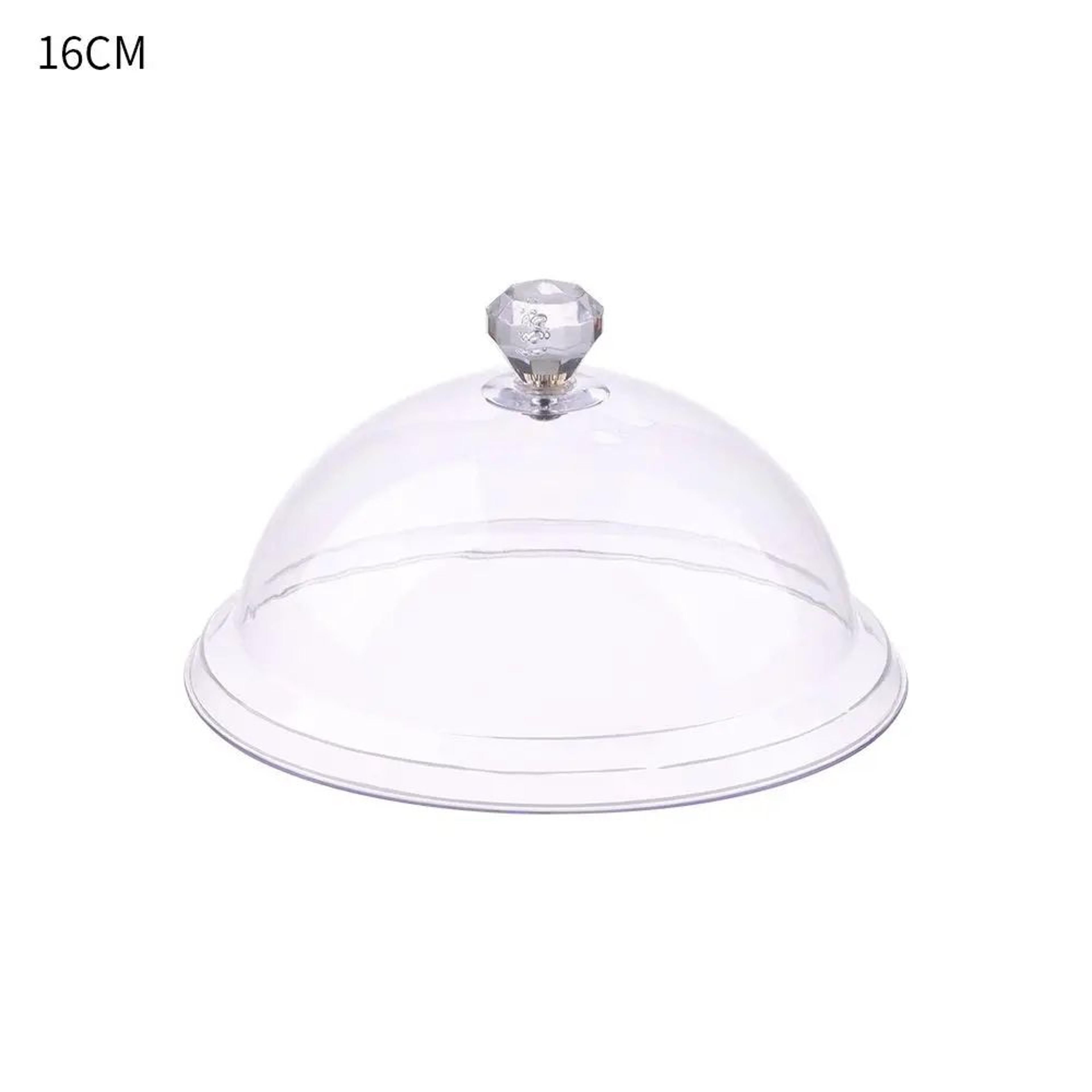 Elegant Acrylic Cake Stand With Cover  Dustproof Dessert Display Dome 6