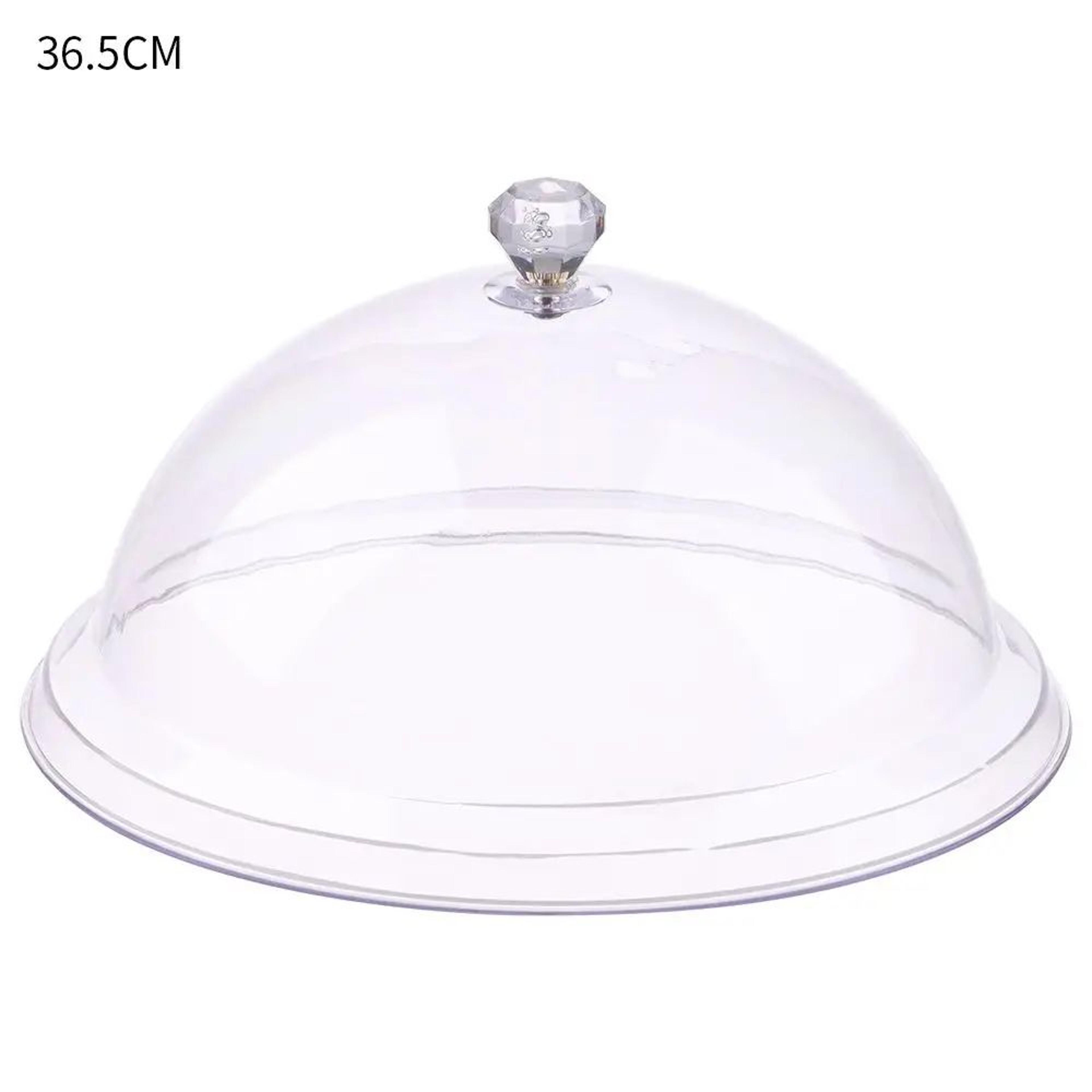 Elegant Acrylic Cake Stand With Cover  Dustproof Dessert Display Dome 10