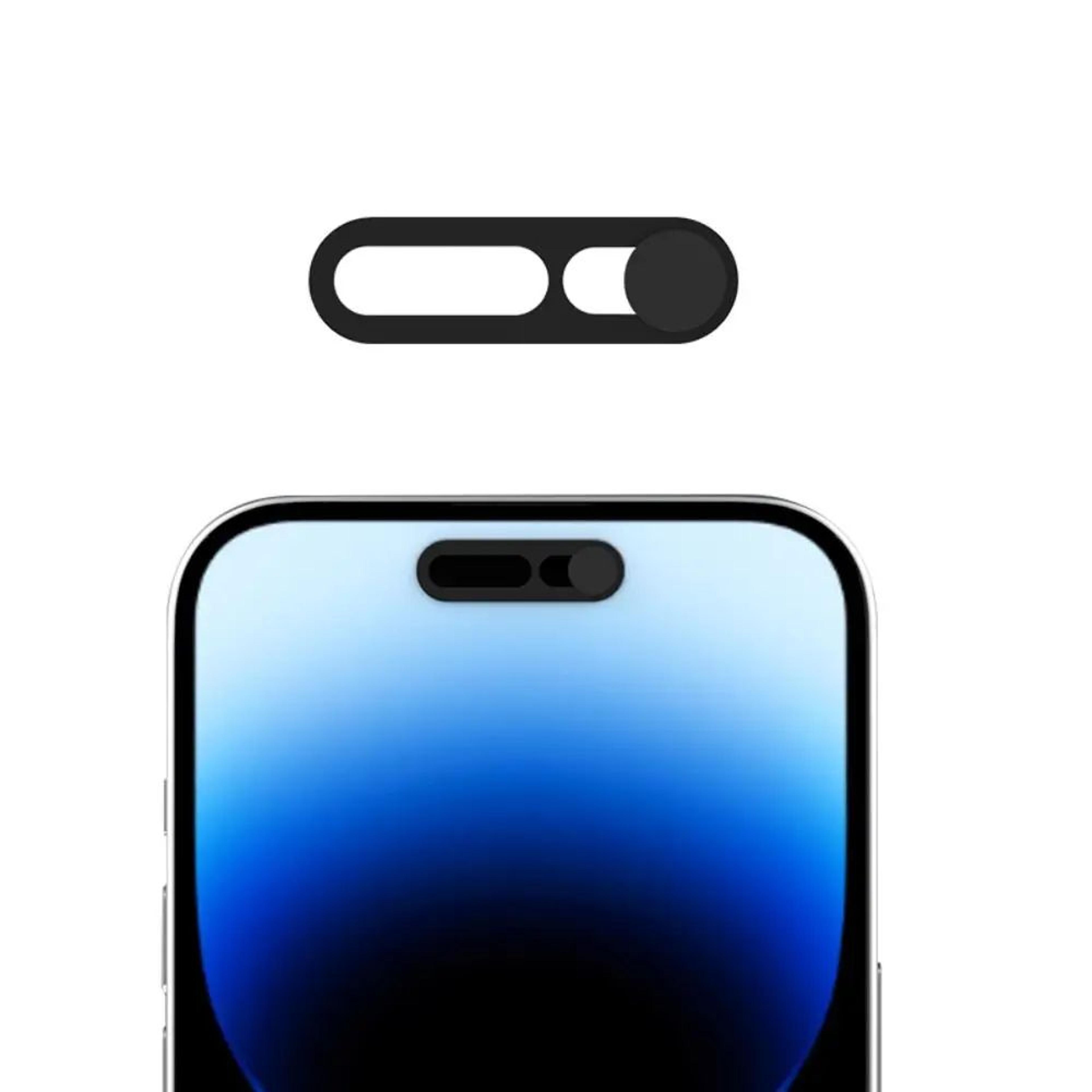 ultra-slim webcam cover slider for iphone 14 series – privacy camera shield (3-pack)