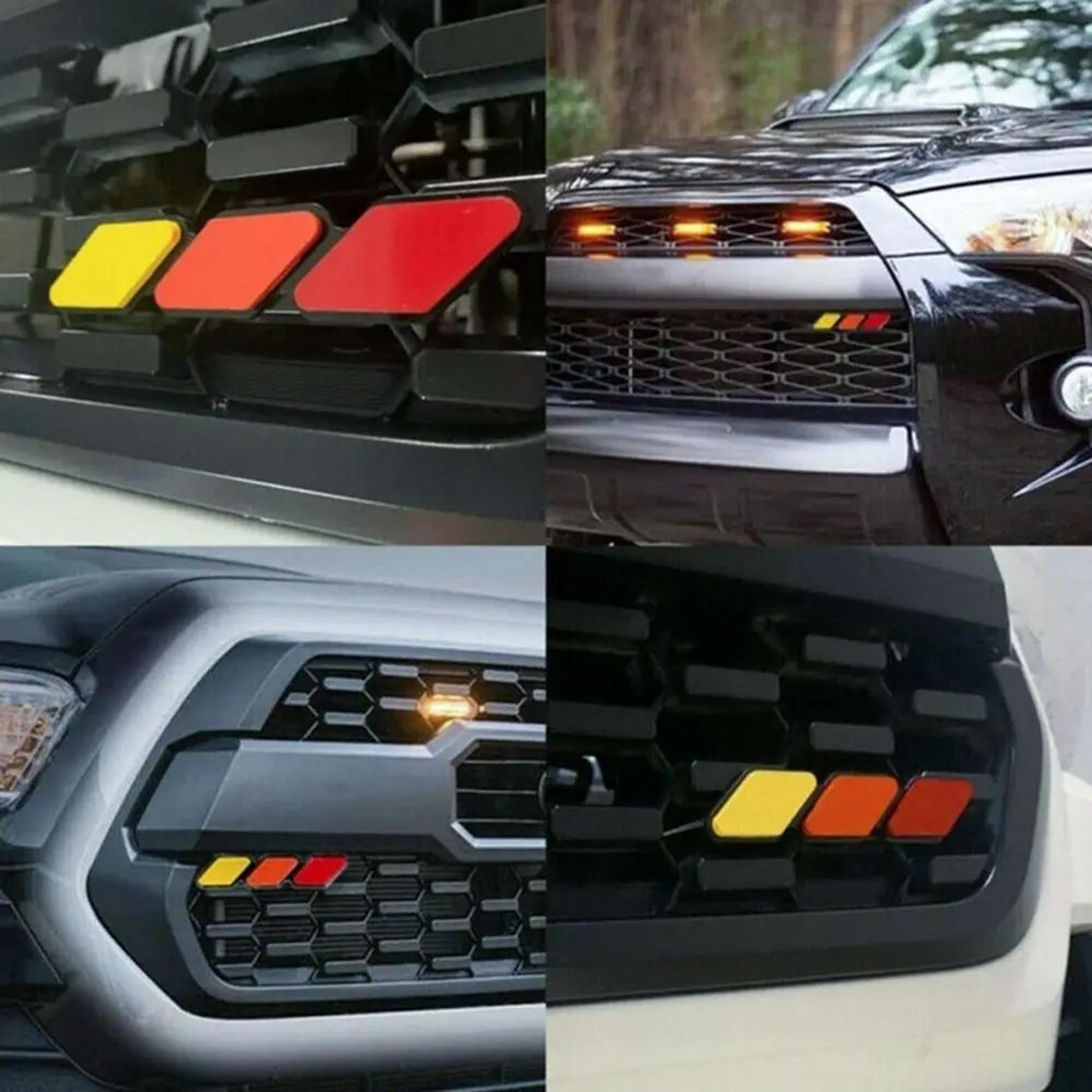 Toyota TriColor Grille Badge Emblem For Tacoma 4Runner  Tundra 3