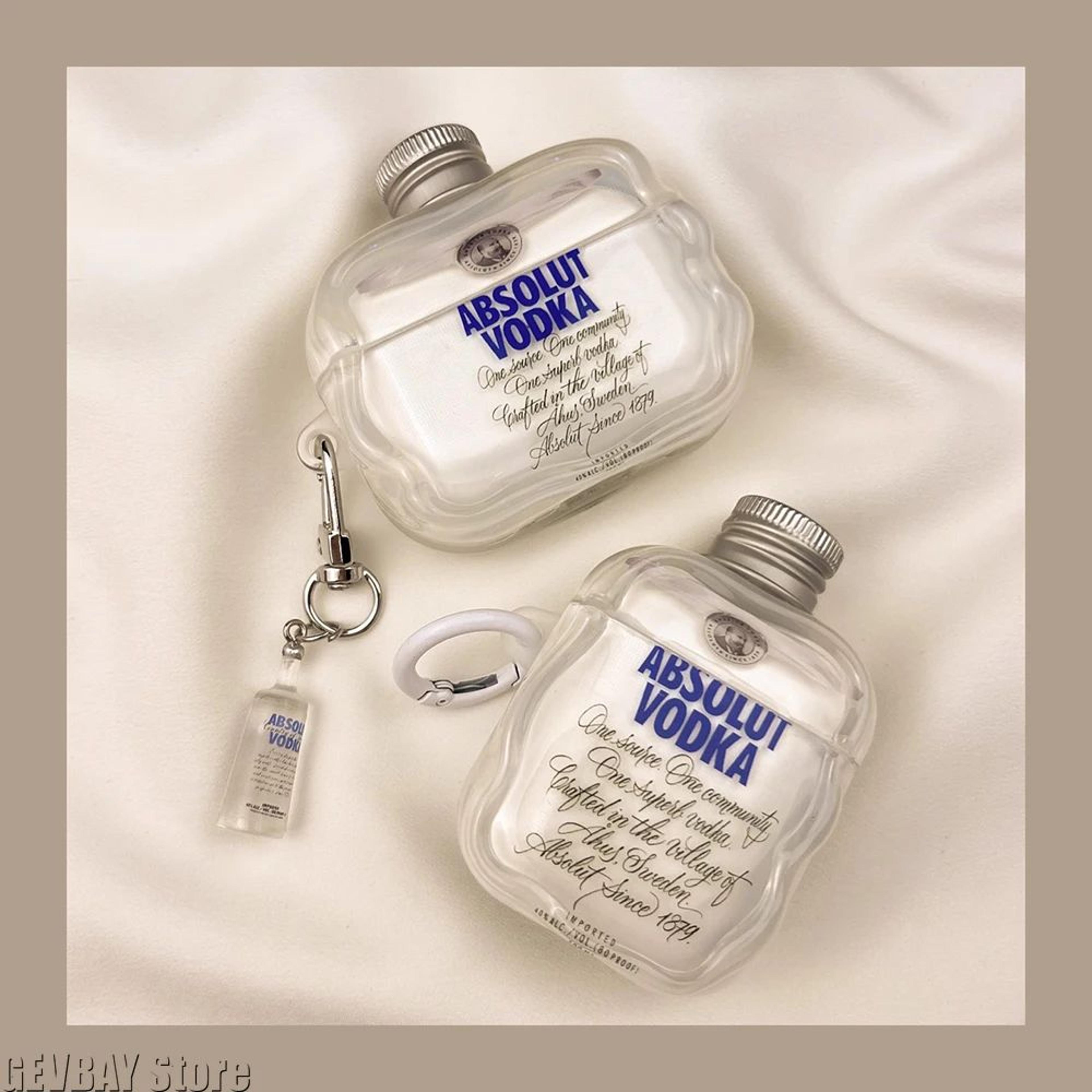 Vodka Bottle AirPods Pro 2 Case  Funny Shockproof Cover For AirPods 4  3 1