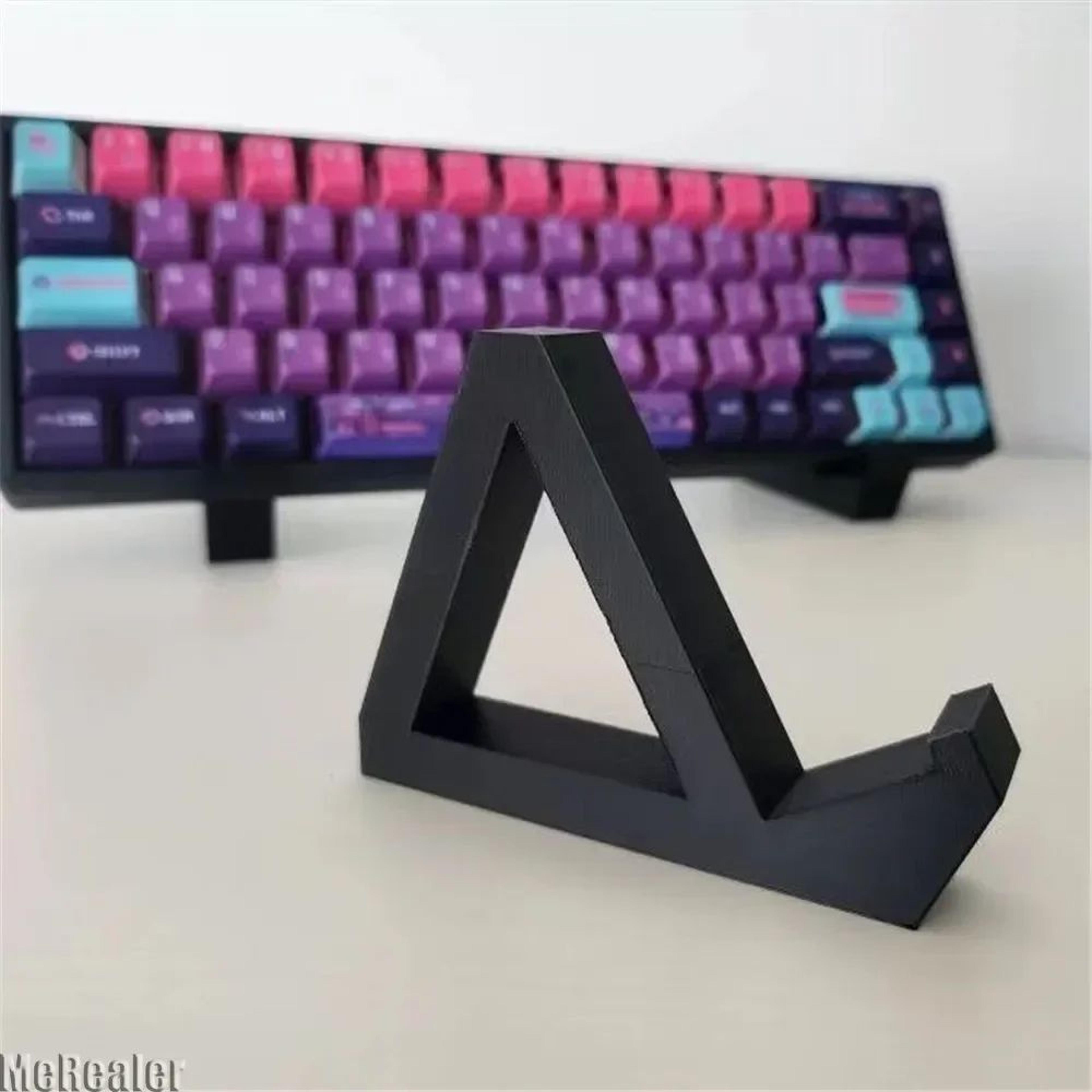 multi-tier keyboard display stand for mechanical keyboards and desk organization