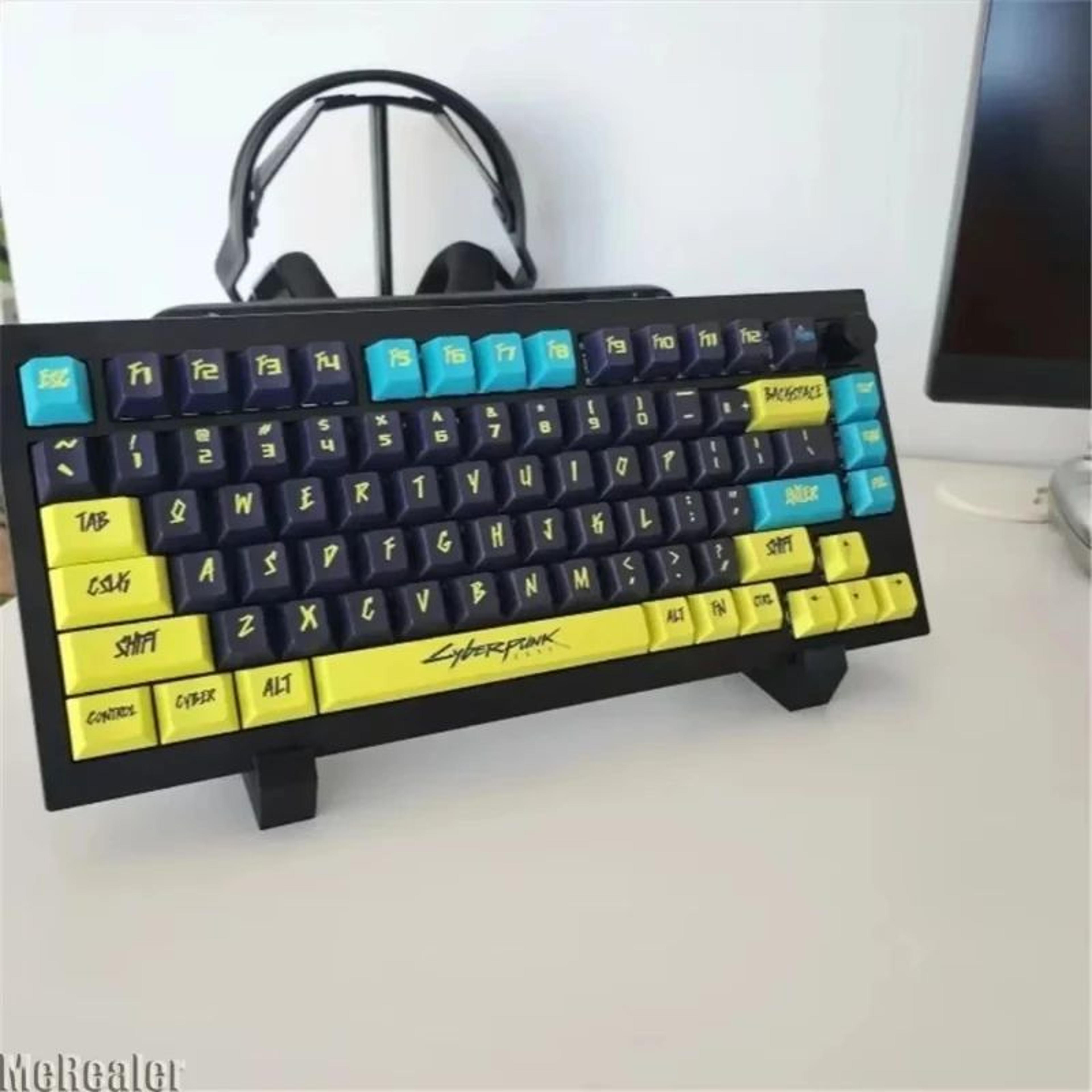 Minimalist 3D Printed Mechanical Keyboard Stand And Display Rack 5