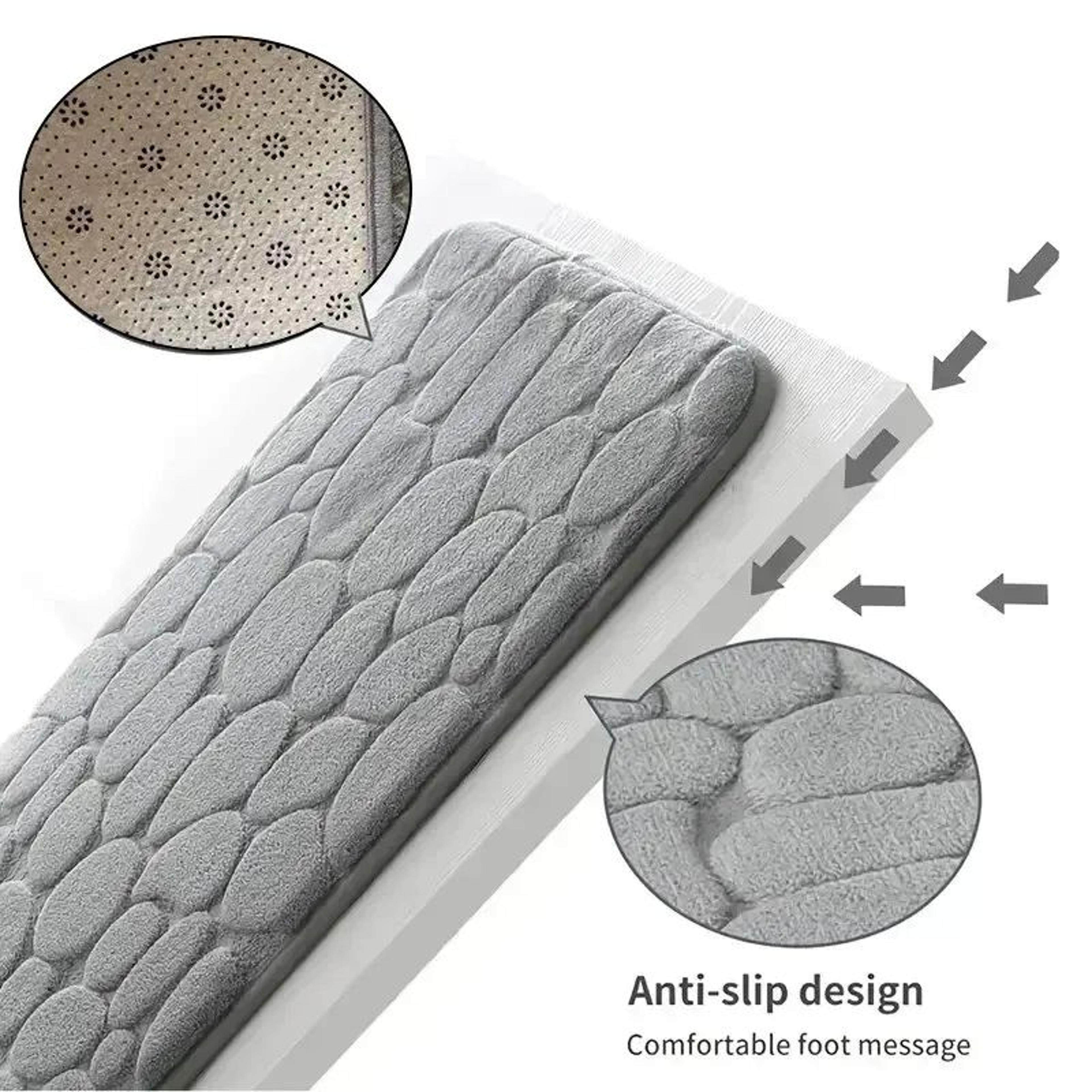 PebbleSoft Non Slip Bath Mat And Bathroom Rug 4