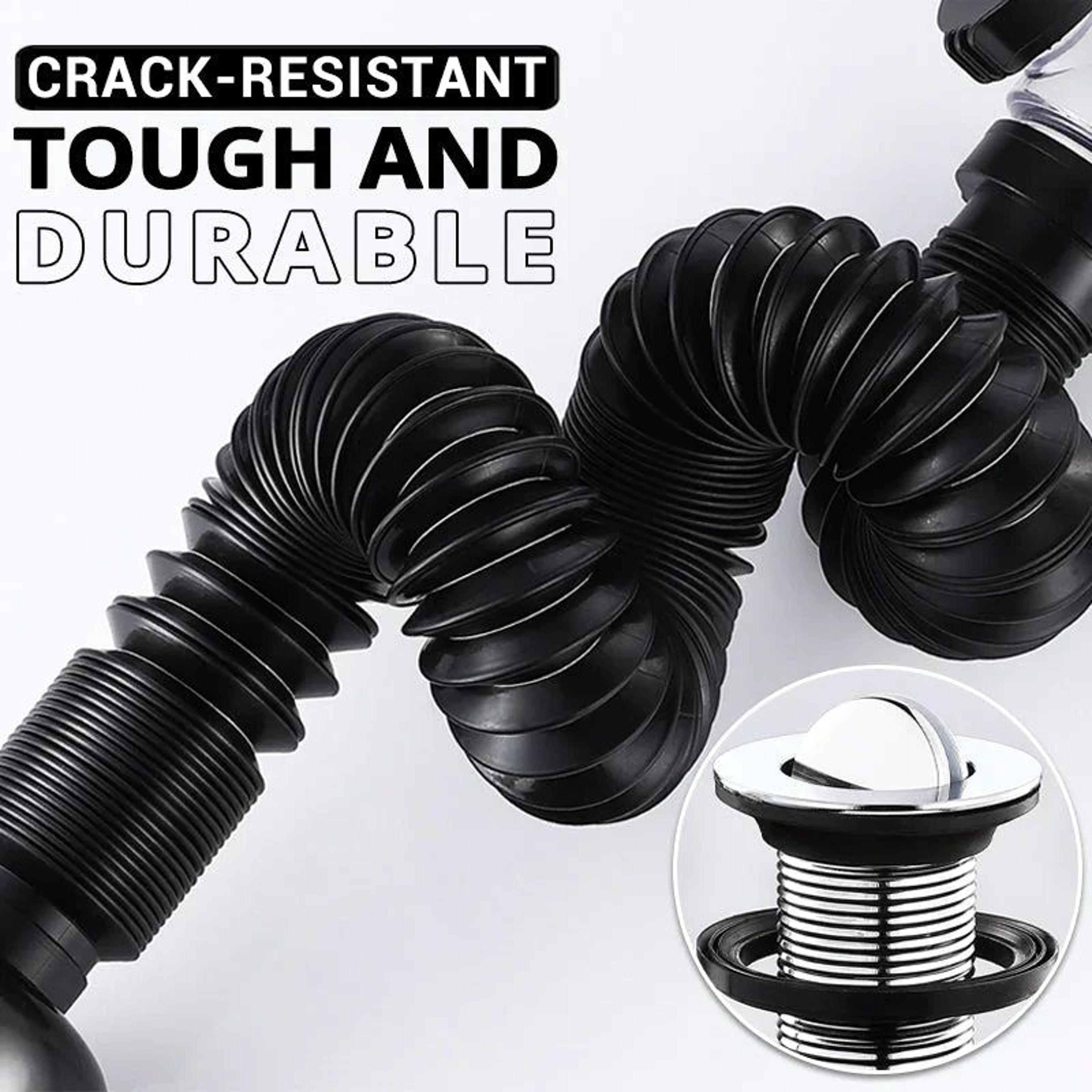 Flexible AntiOdor Sink Drain Pipe With Deodorizing Filter 3