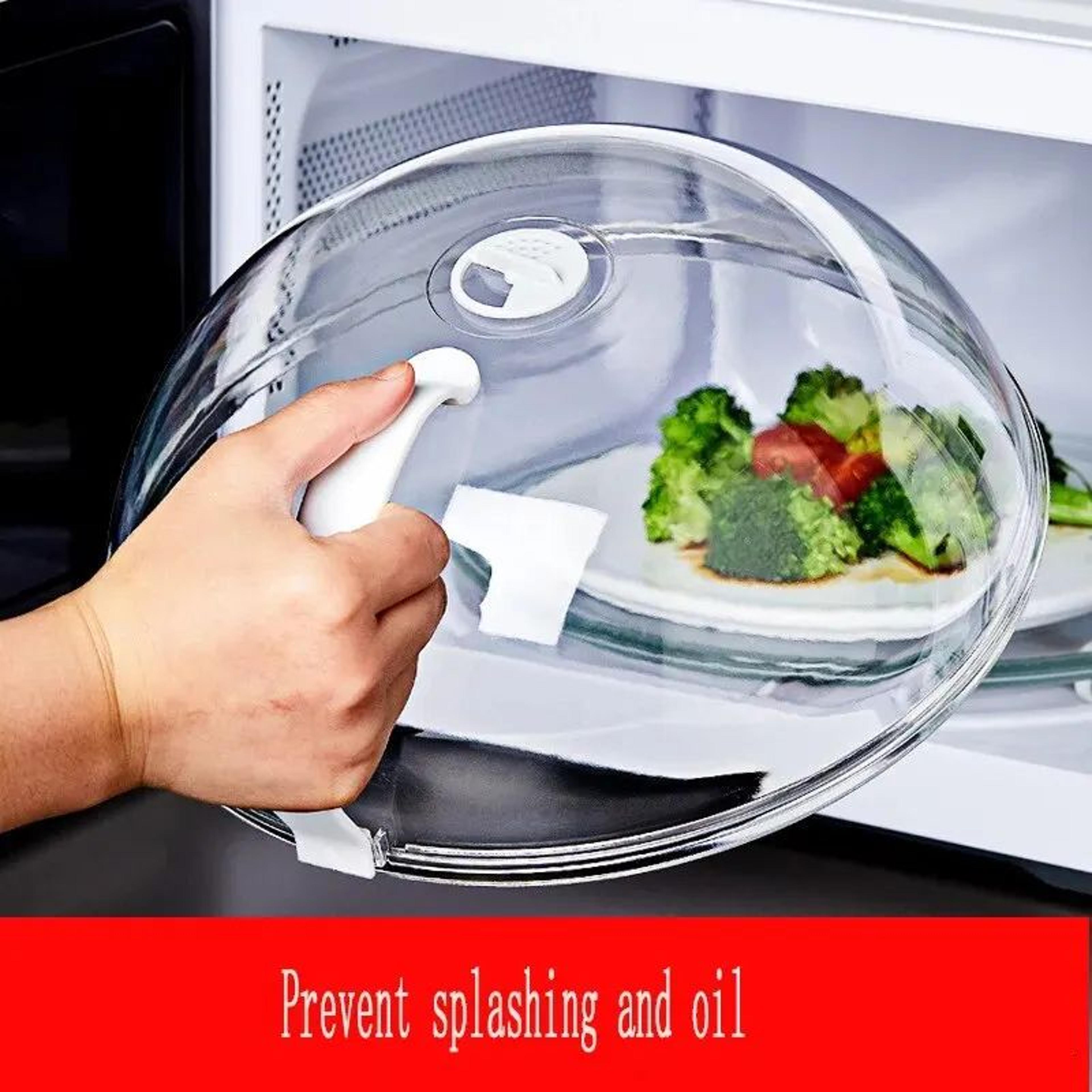 CleanHeat Microwave Splatter Cover For Food Heating 1