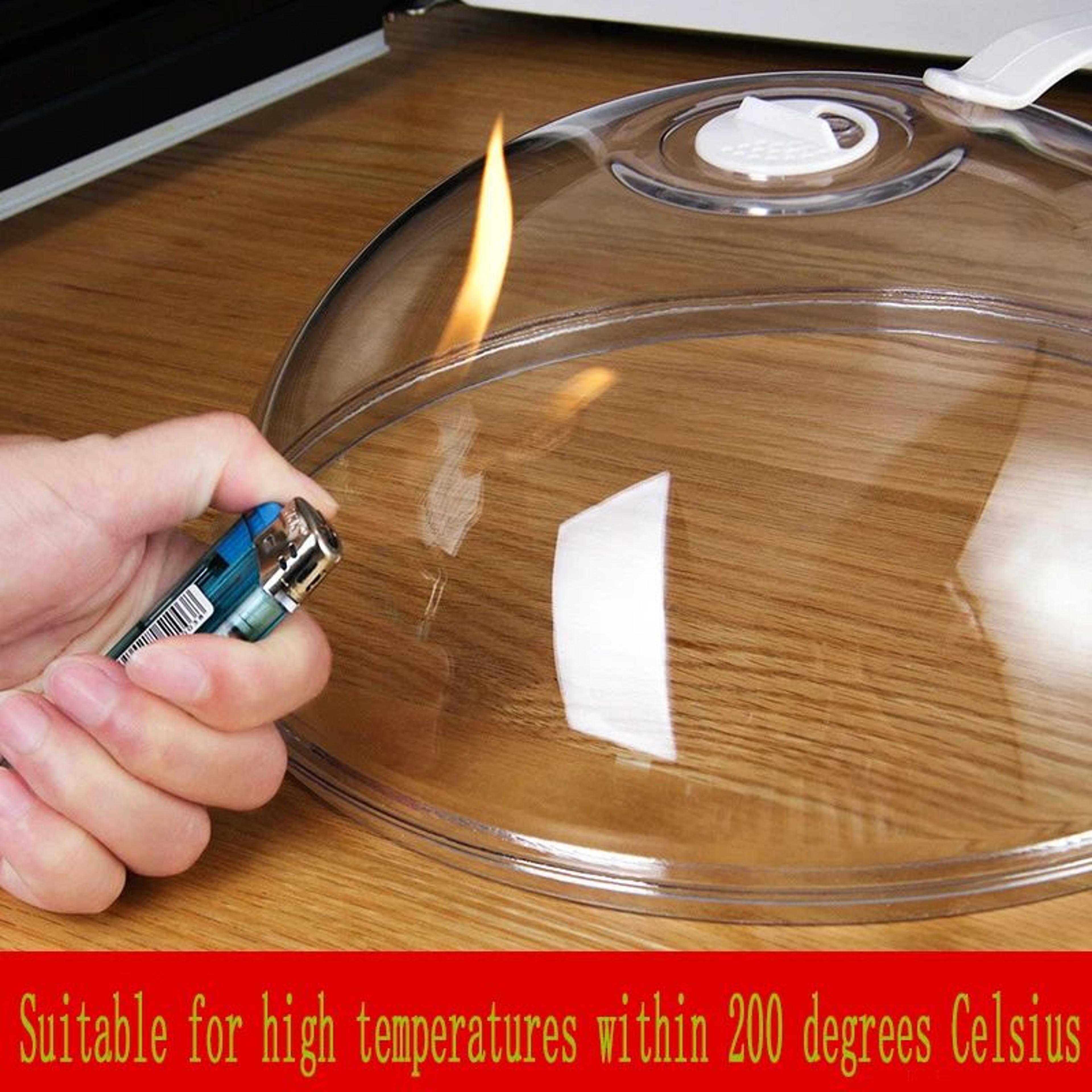CleanHeat Microwave Splatter Cover For Food Heating 3