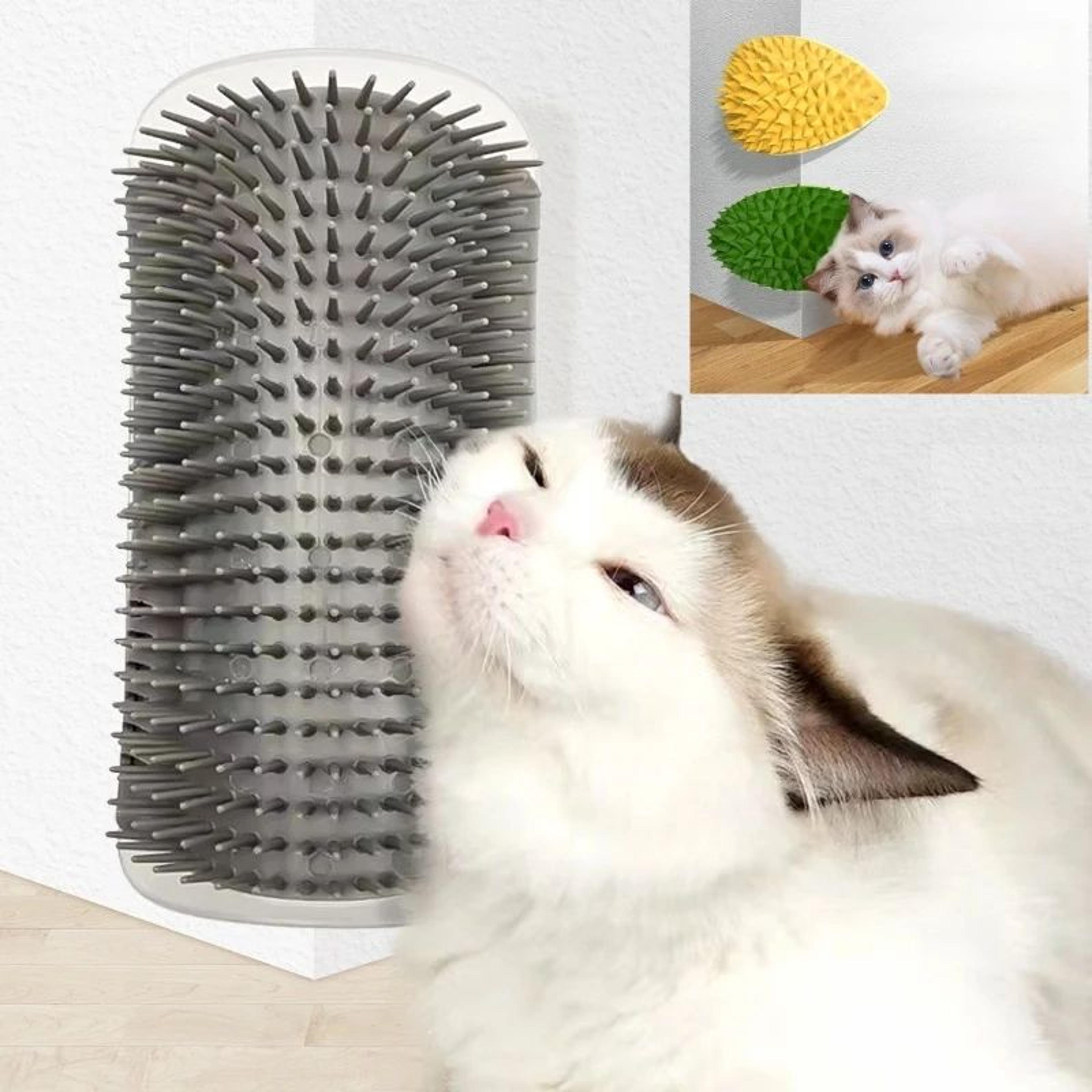 PurrEase Cat Self Groomer  Corner Scratcher Massager 0