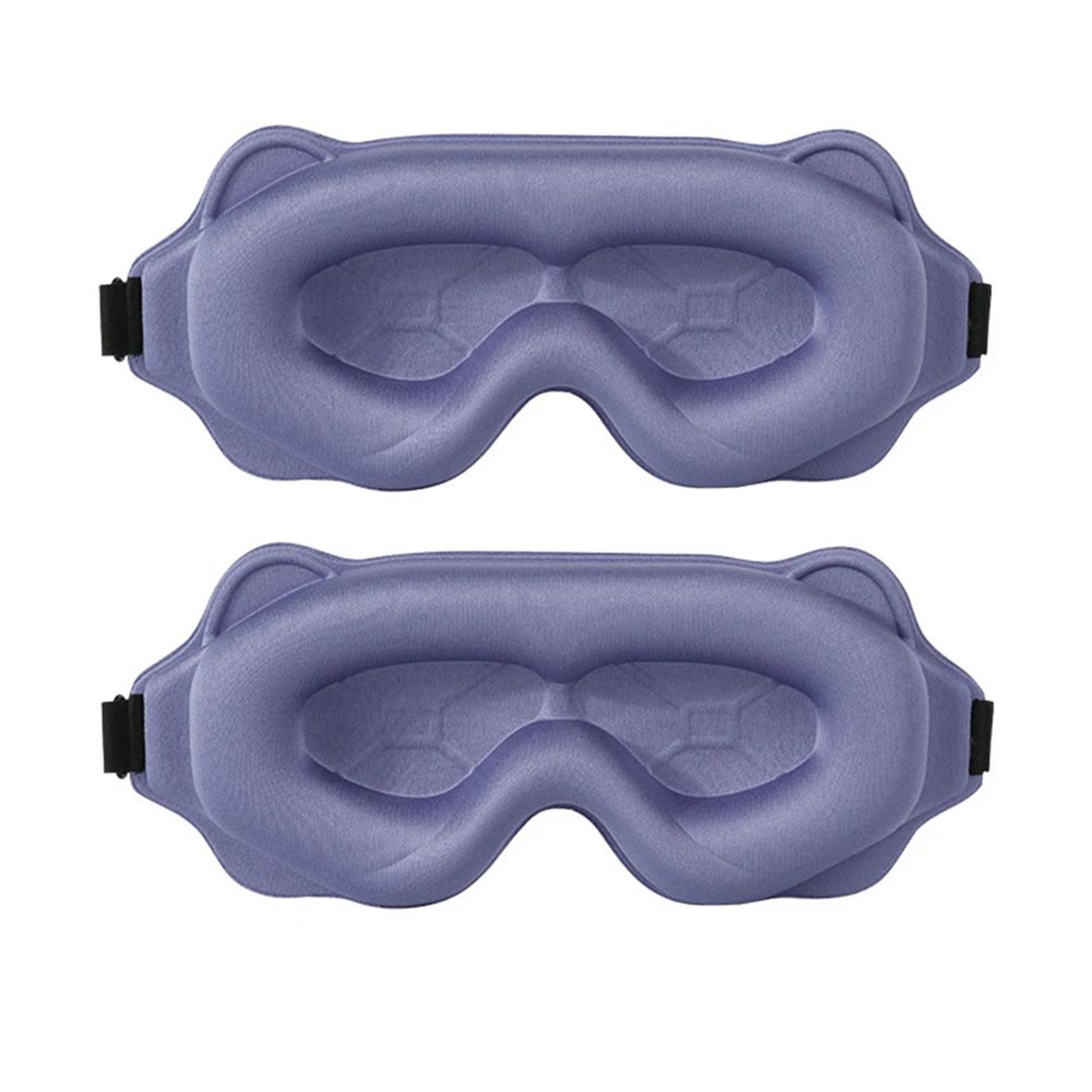 3D Contoured Sleep Mask For Total Blackout Comfort 12