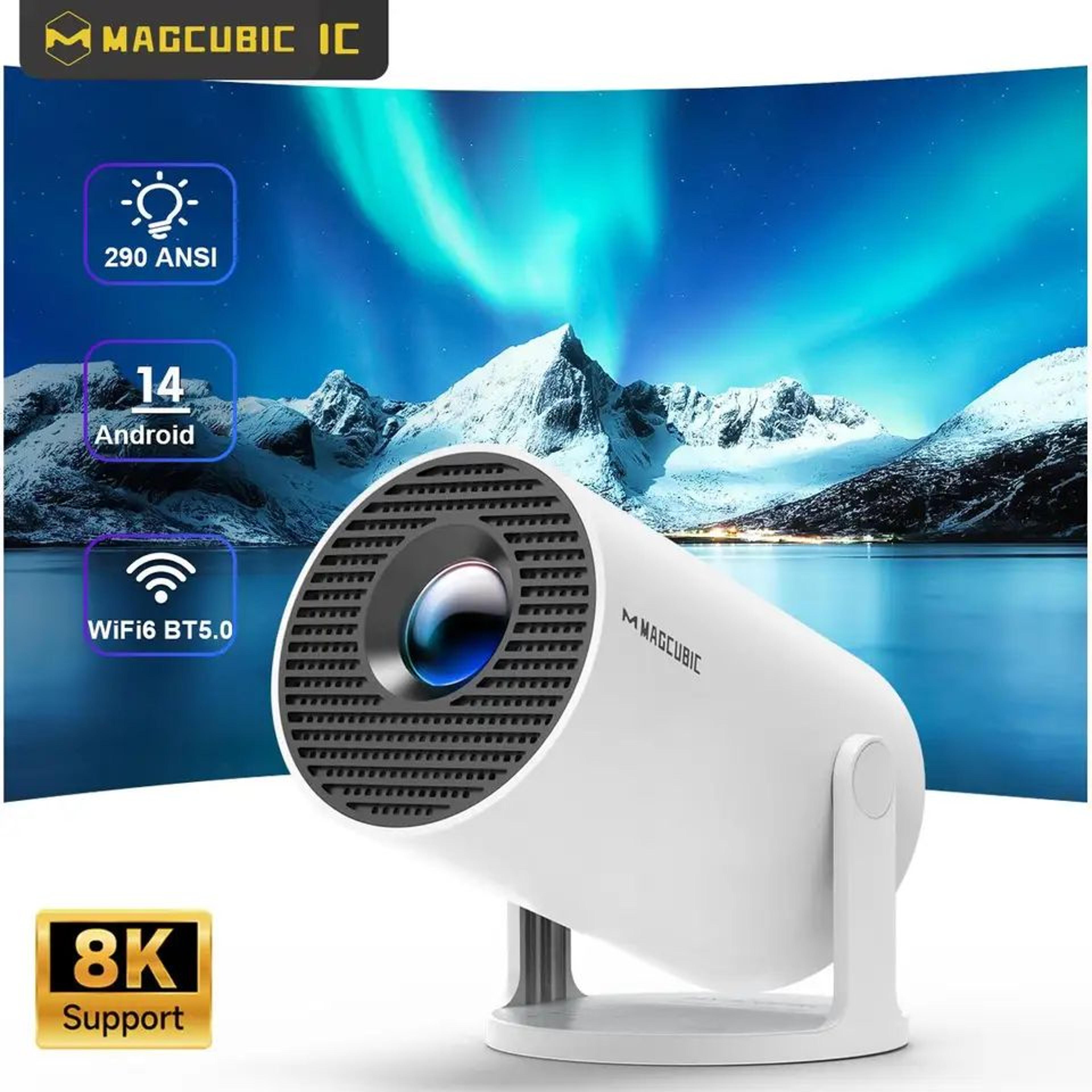 magcubic hy300 pro smart mini projector with wifi 6 & bluetooth 5.4