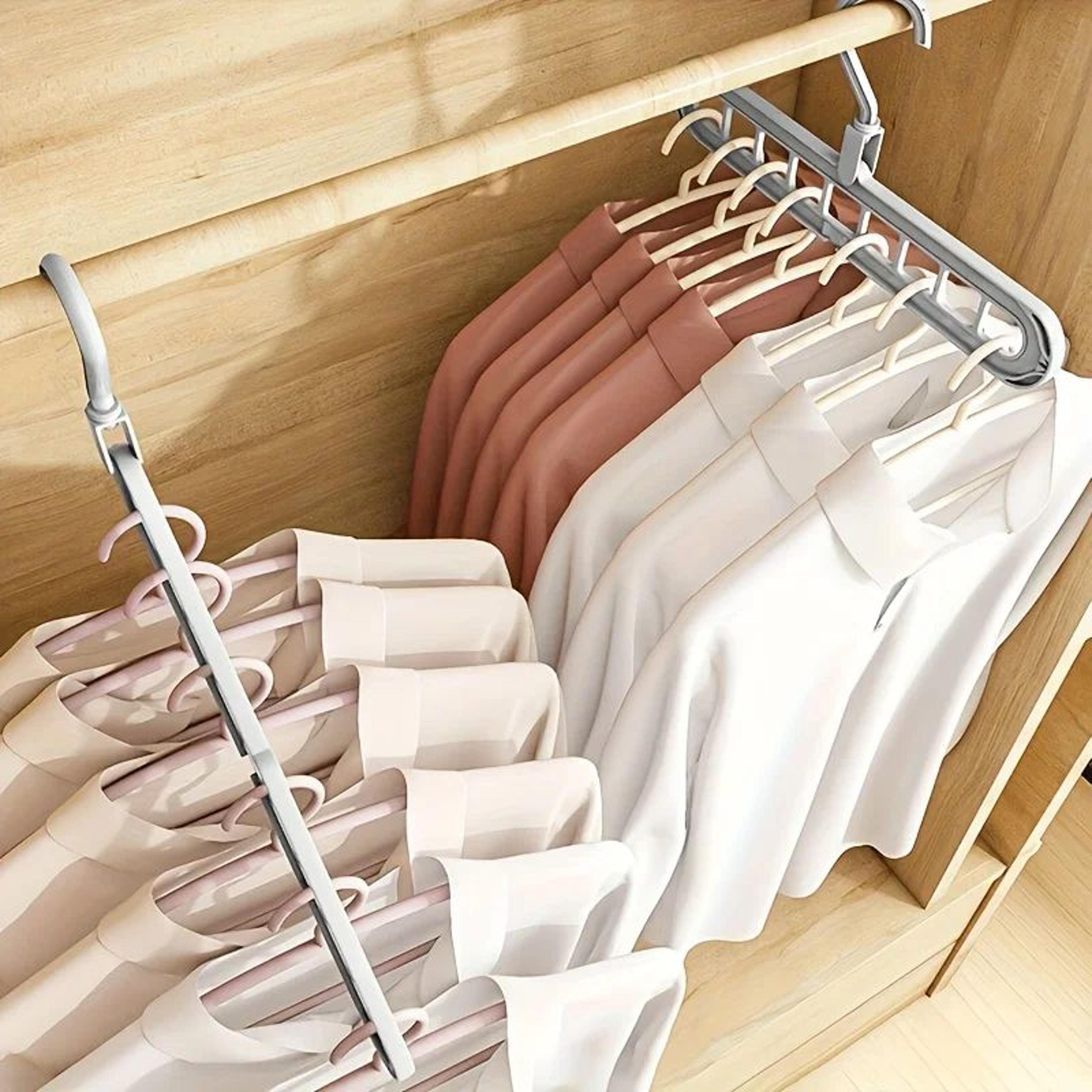 FlexiFold 9Hole Space Saving Hangers Set 2