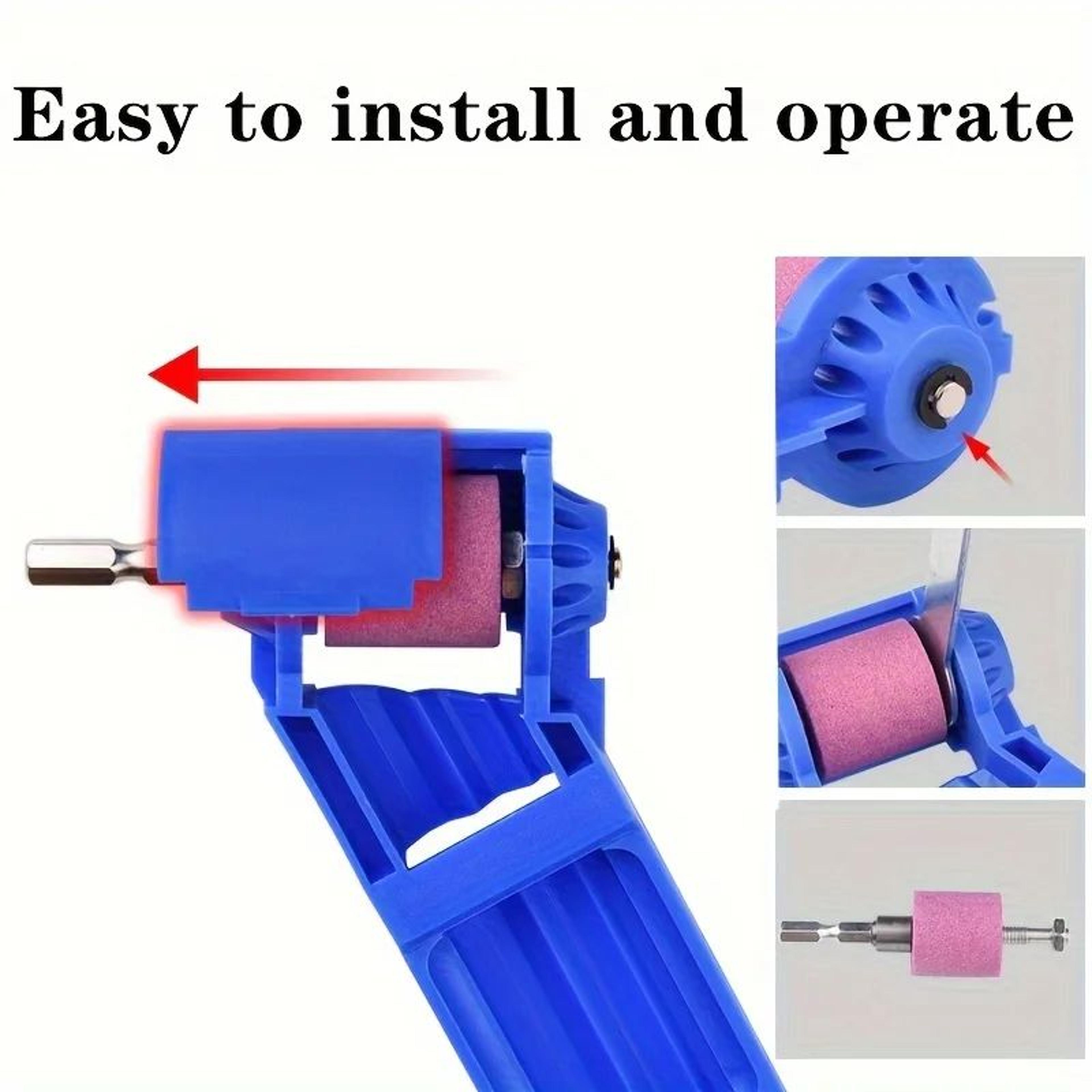 Portable Drill Bit Sharpener With Grinding Wheel For Fast Precise Bit Restoration 3